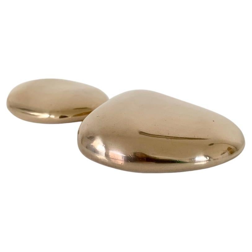 Pair of Bronze Paperweights, circa 1970, France.