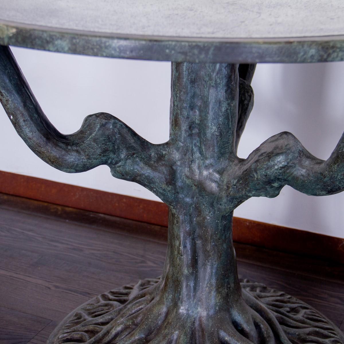 Pair of Tables on Sculpted Tree Trunk Bases circa 1960s 1