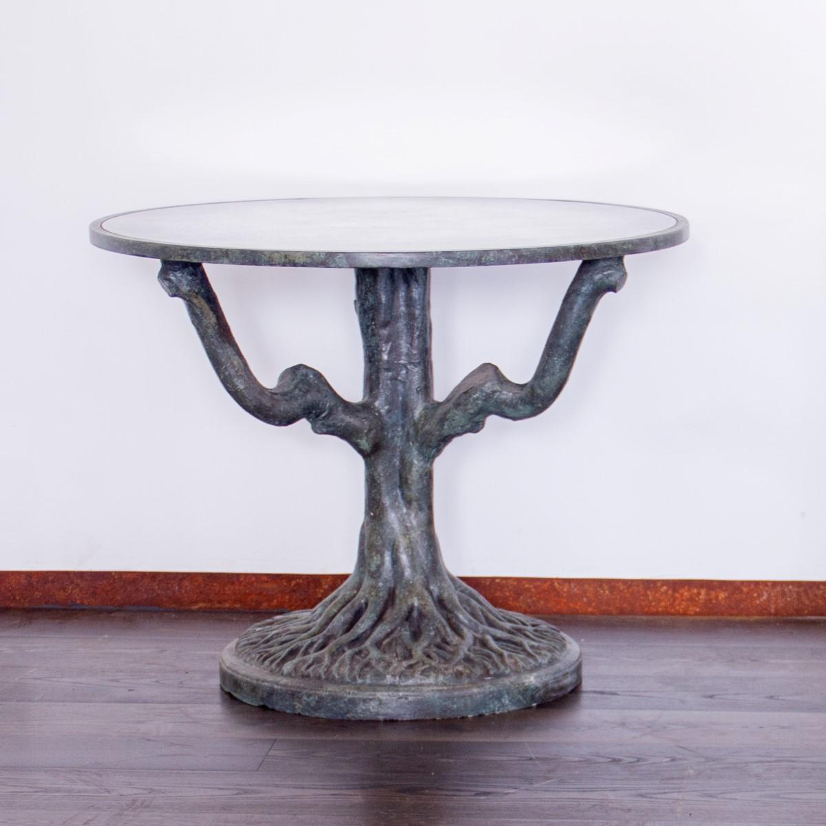 Pair of Tables on Sculpted Tree Trunk Bases circa 1960s 6