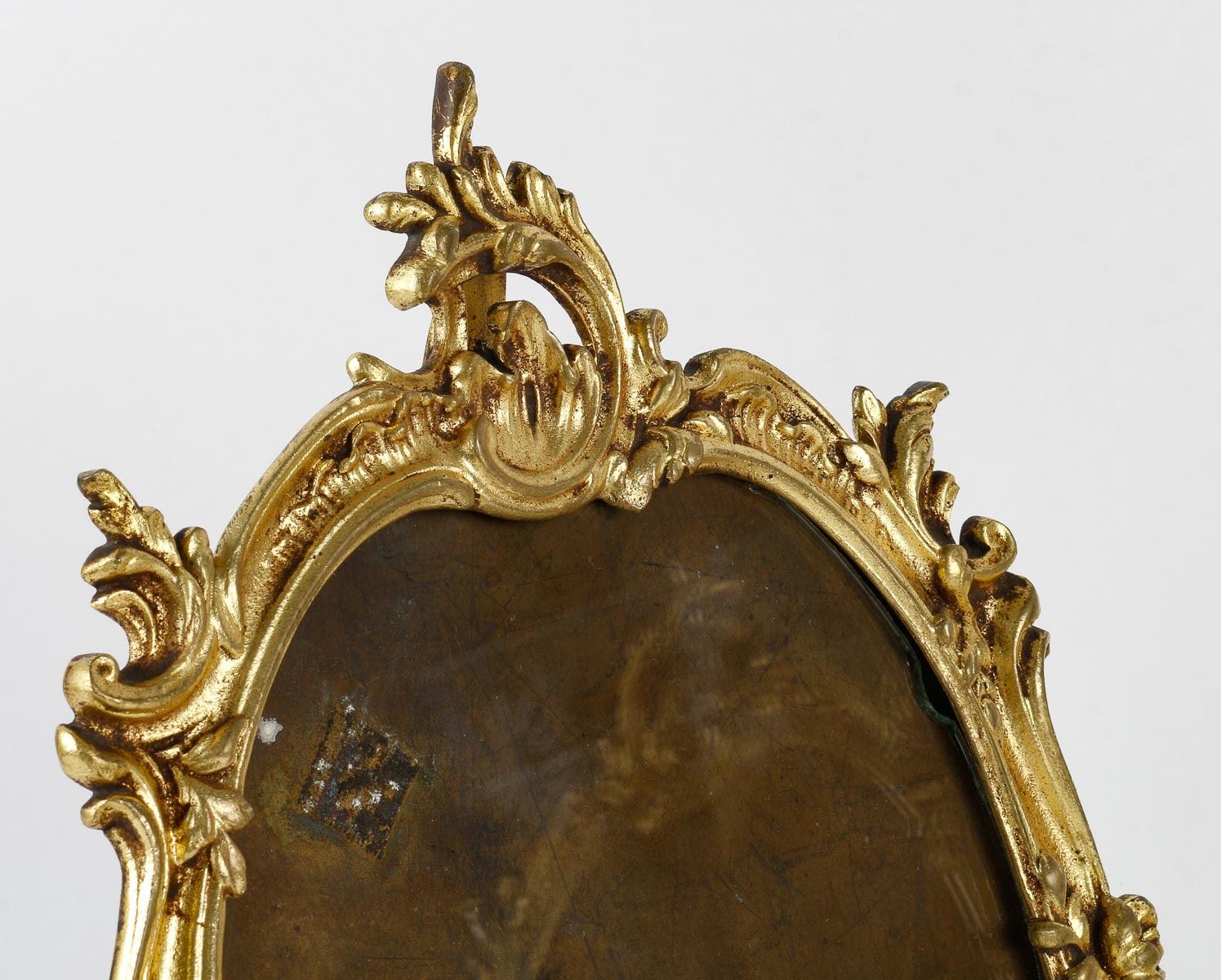 19th Century Pair of Bronze Photo Frames, Napoleon III Period. For Sale