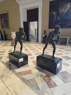 Pair of Bronze Runners from Pompeii, After the 1st Century BC Originals