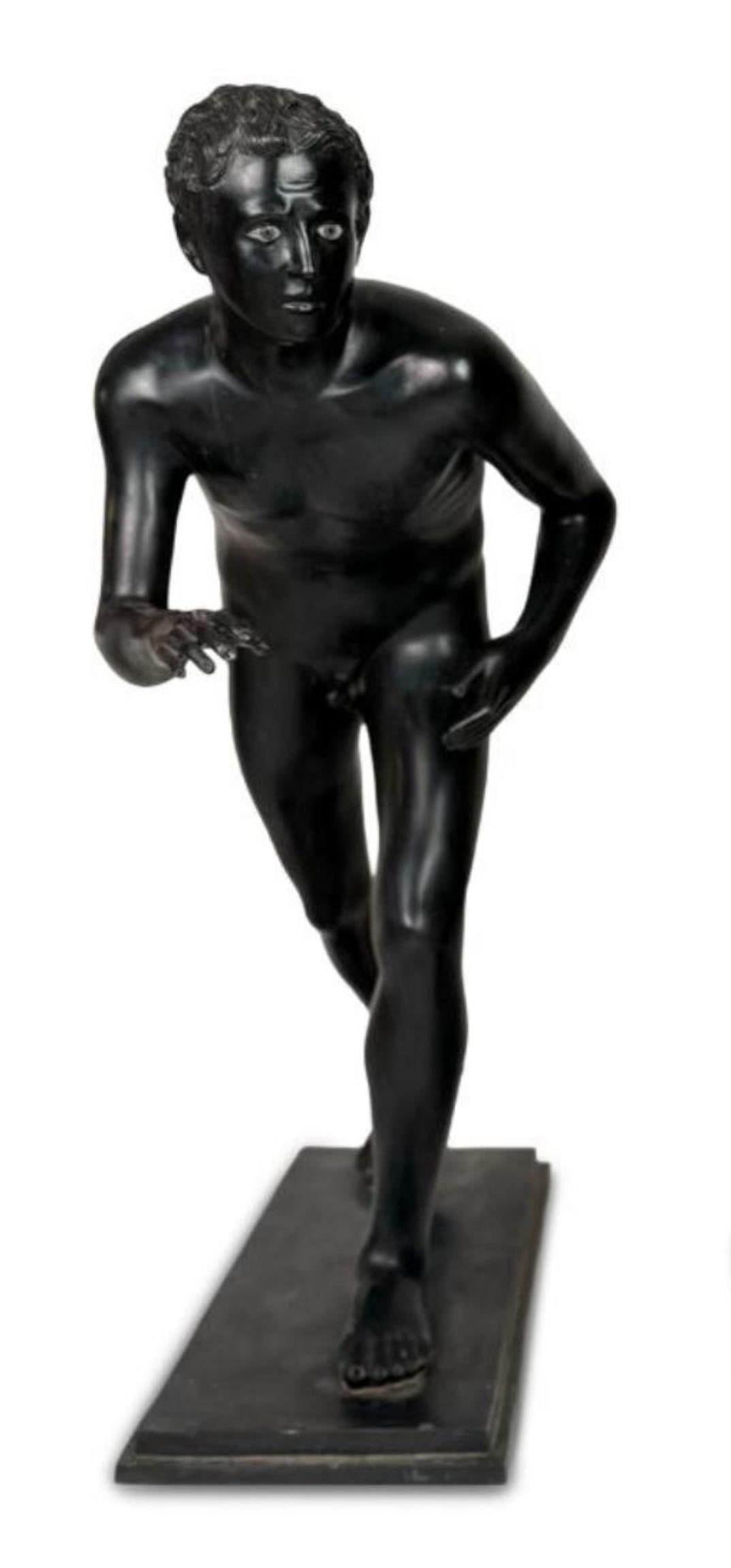 Paar Bronze-Läufer aus Pompeji, nach dem 1. Jahrhundert v. Chr. Originale (Ende des 20. Jahrhunderts) im Angebot