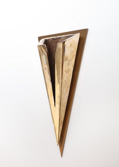 Pareja de apliques de bronce de Kelly Kiefer