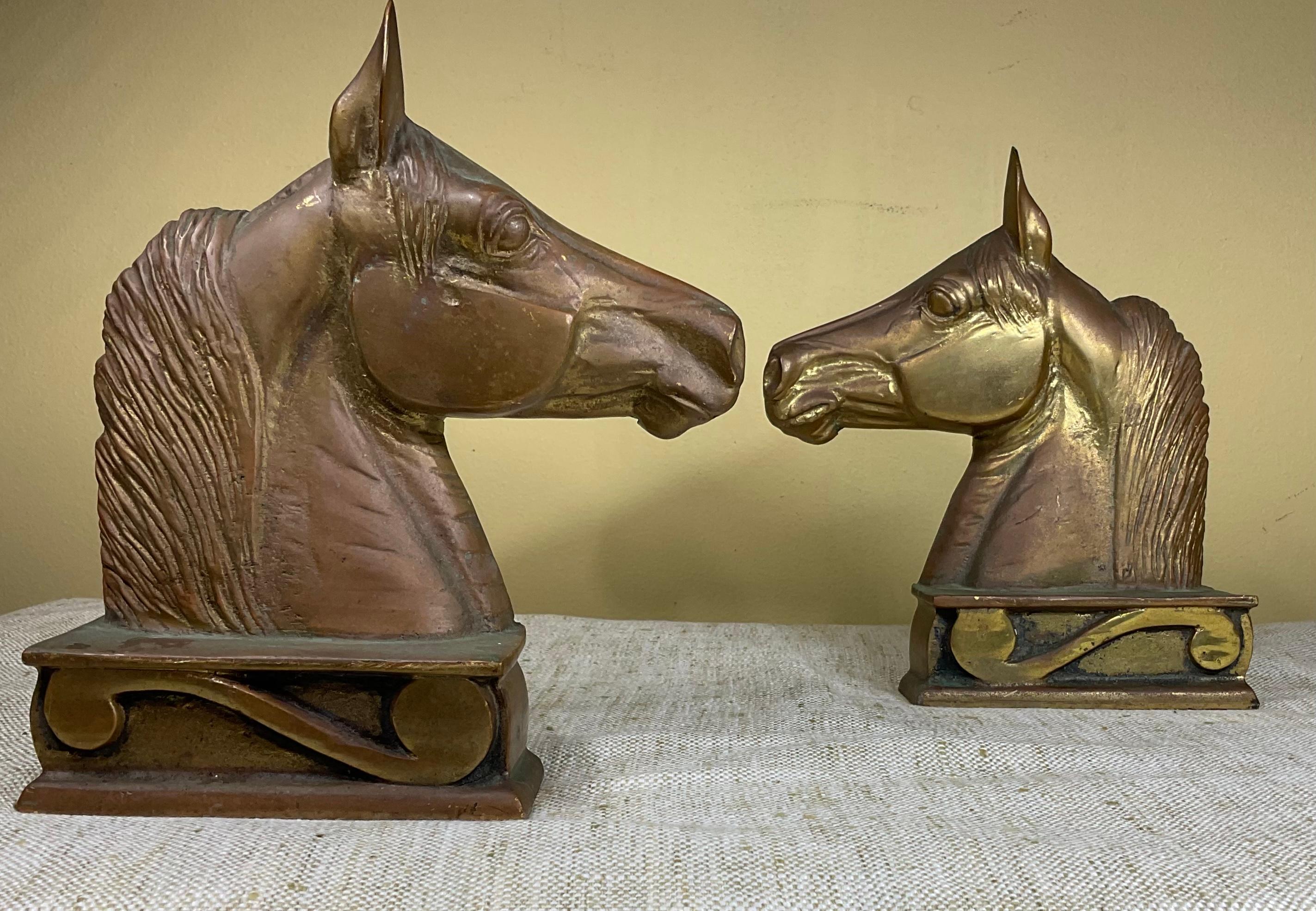 Pair of Bronze Sculptor Bookends 1