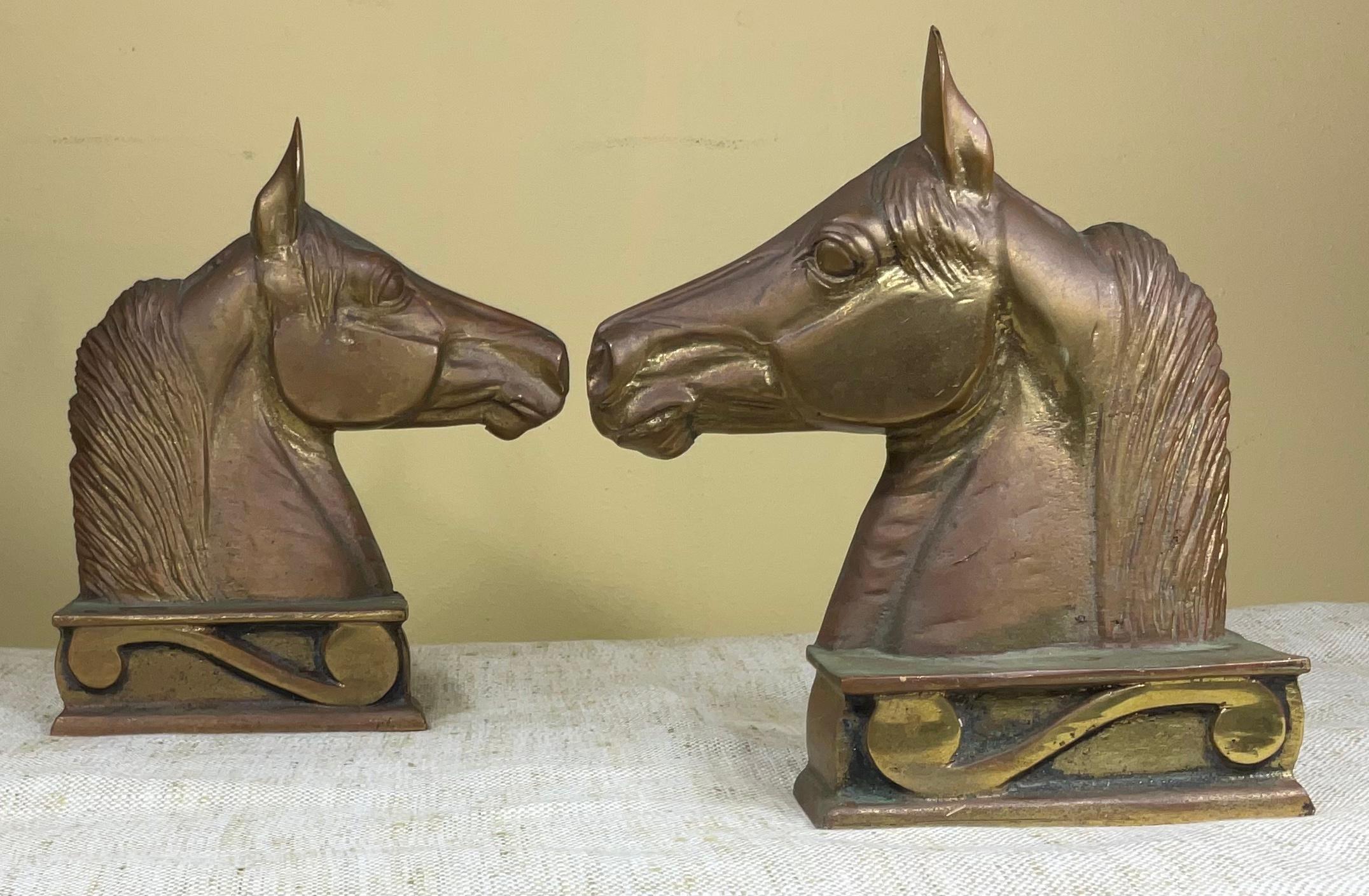 Pair of Bronze Sculptor Bookends 2
