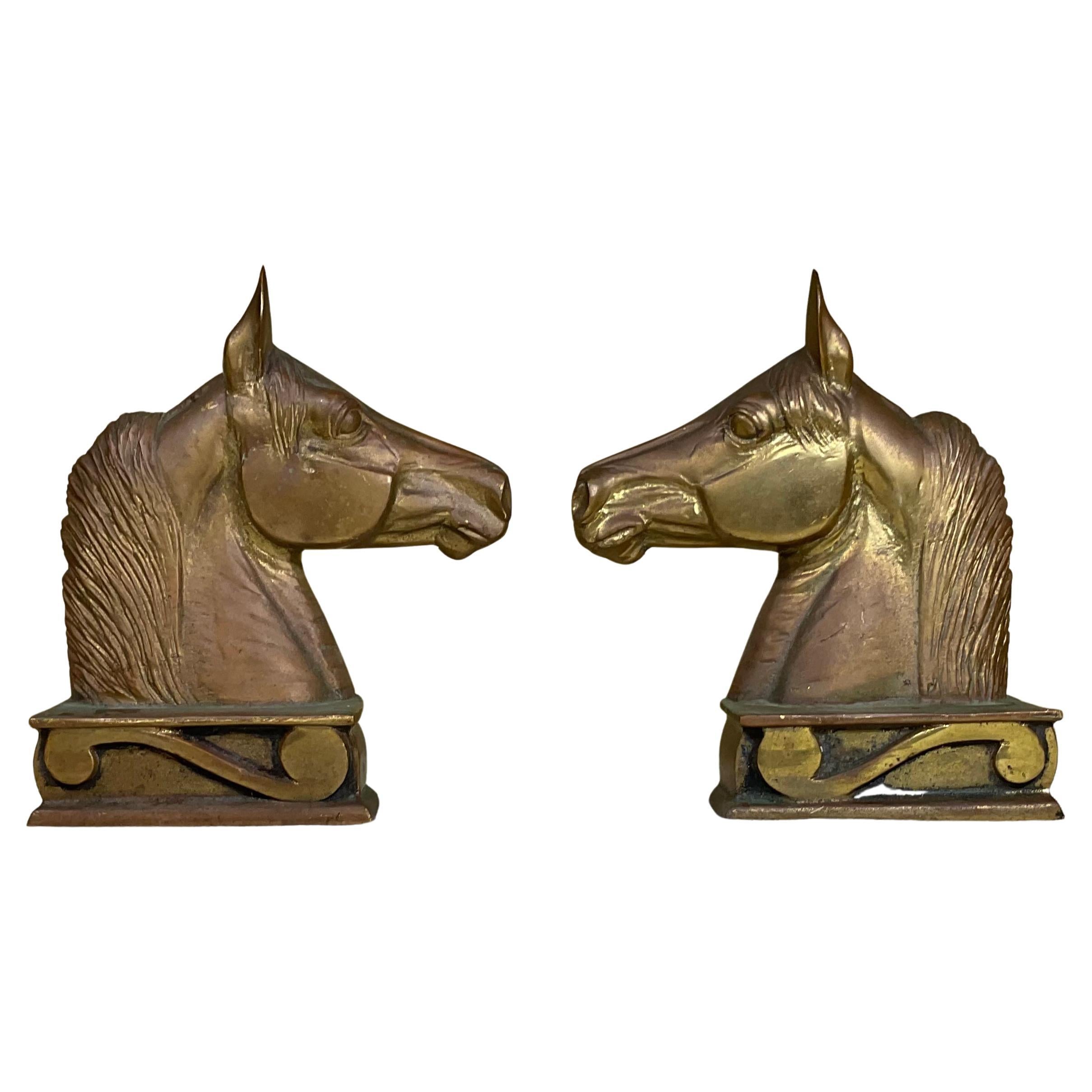 Pair of Bronze Sculptor Bookends