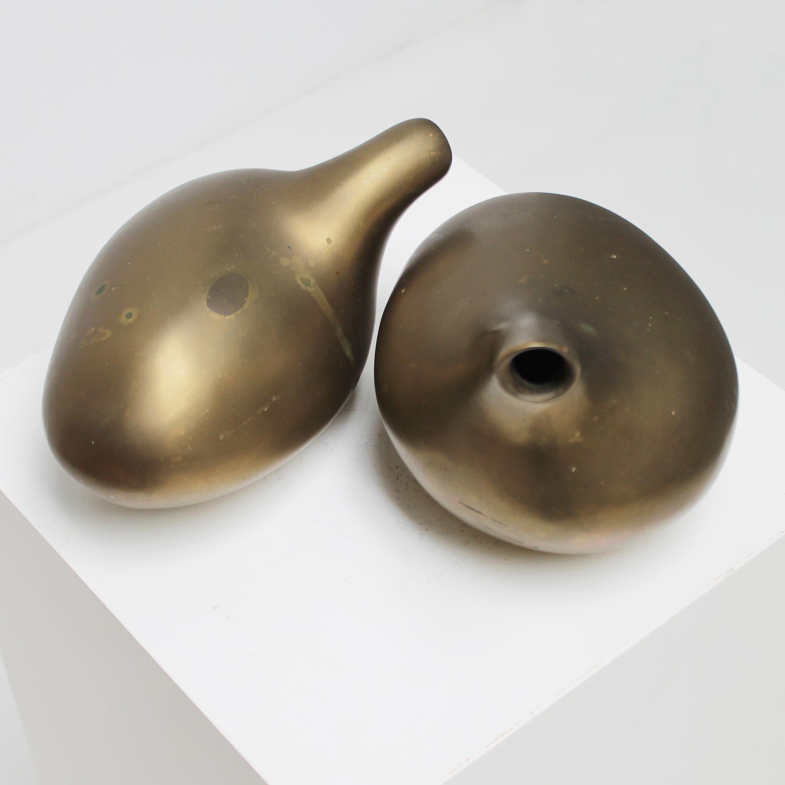 Calco Coppia di sculture in bronzo di B. Stolzenbach, Paesi Bassi