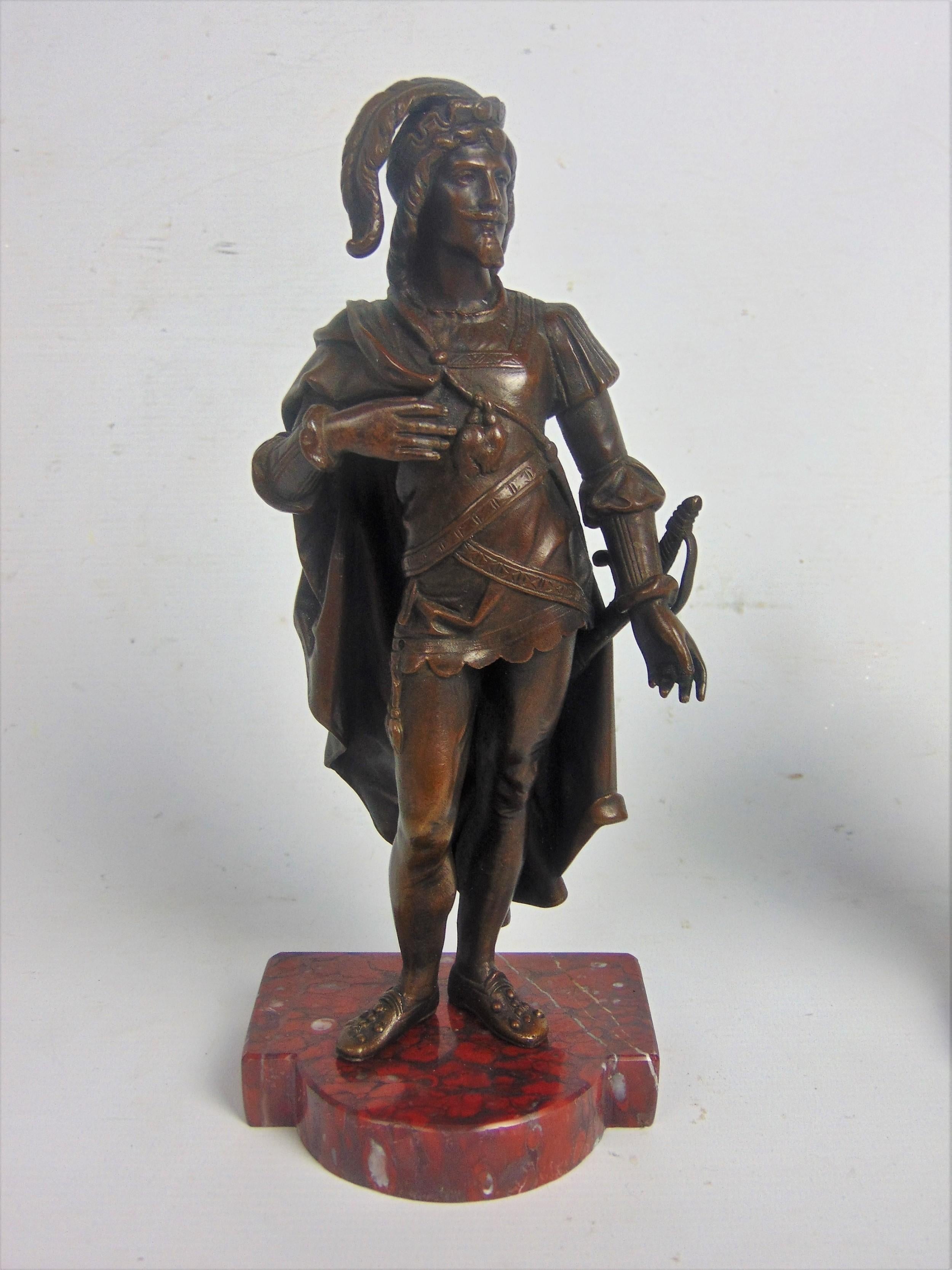 Louis XVI Paire de sculptures en bronze en vente