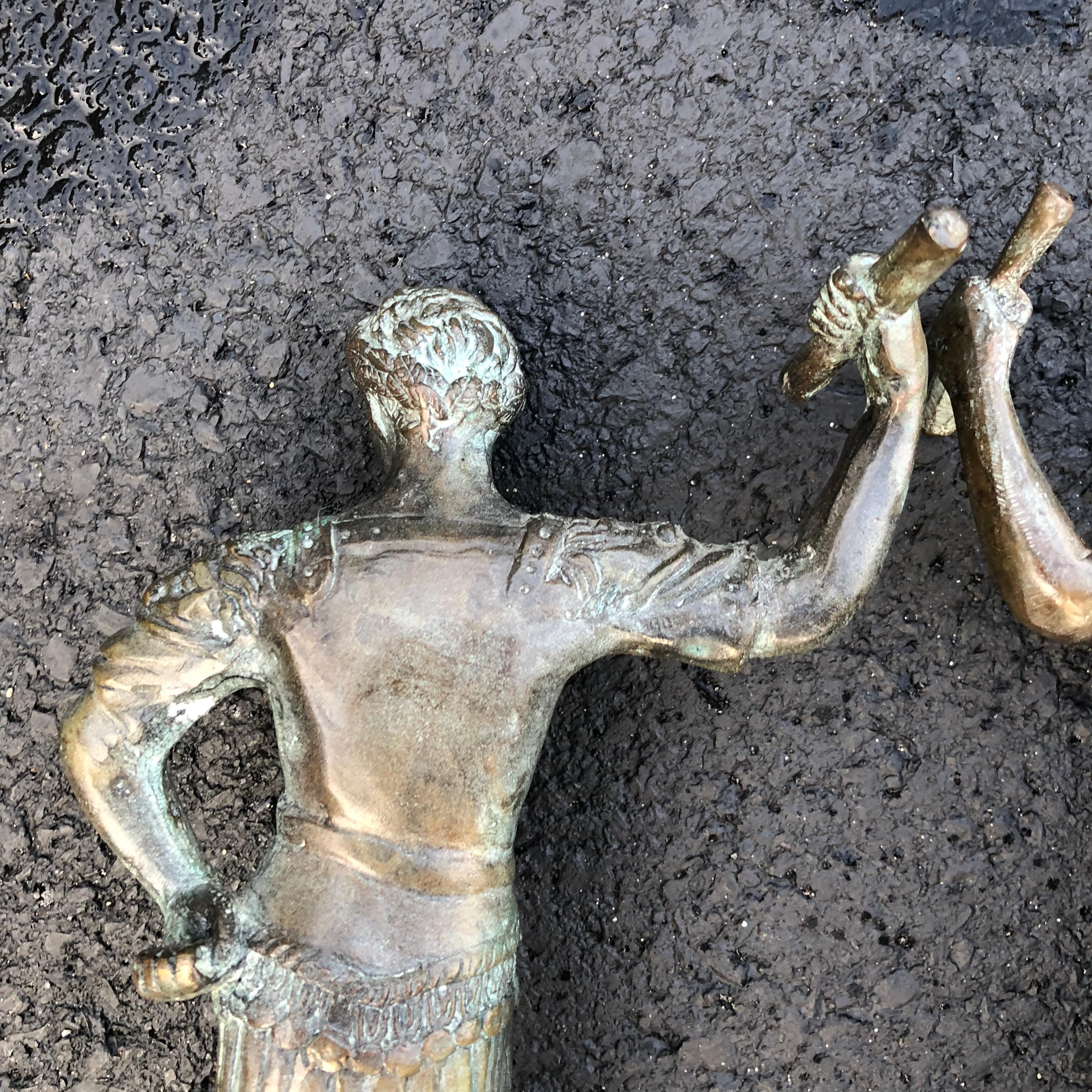 Pair of Bronze Sculptures Of Caesar For Sale 6