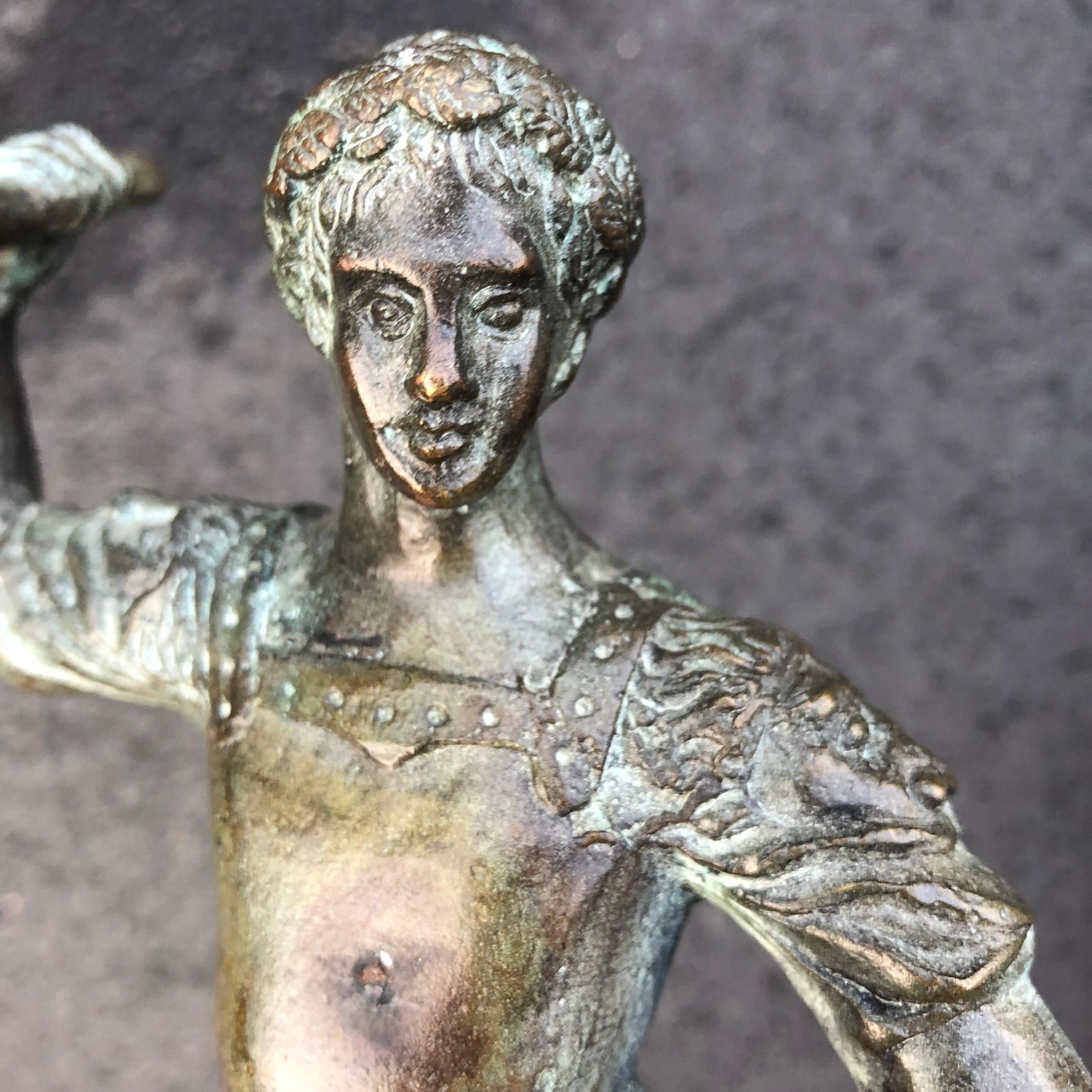 Pair of Bronze Sculptures Of Caesar For Sale 8