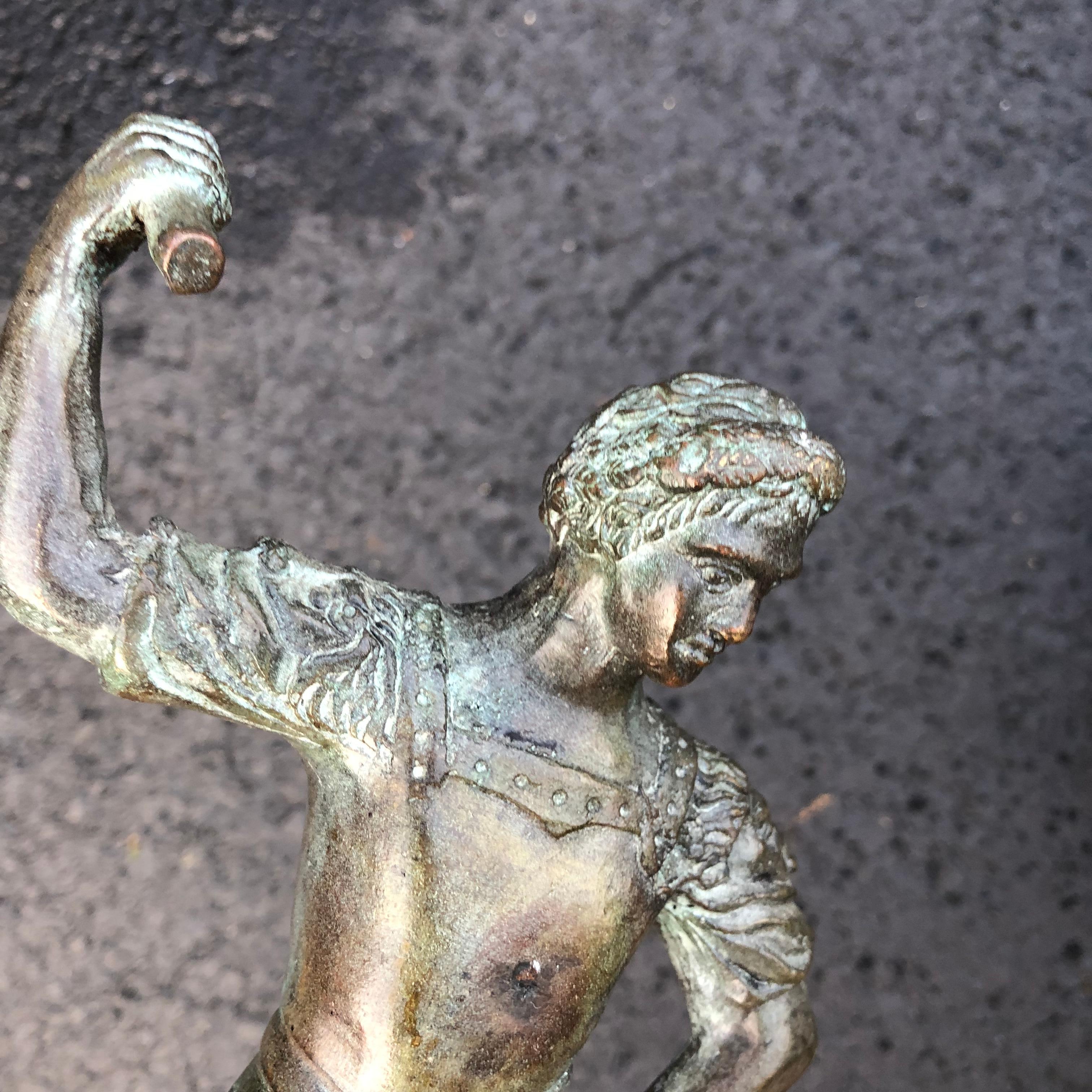 Pair of Bronze Sculptures Of Caesar For Sale 9