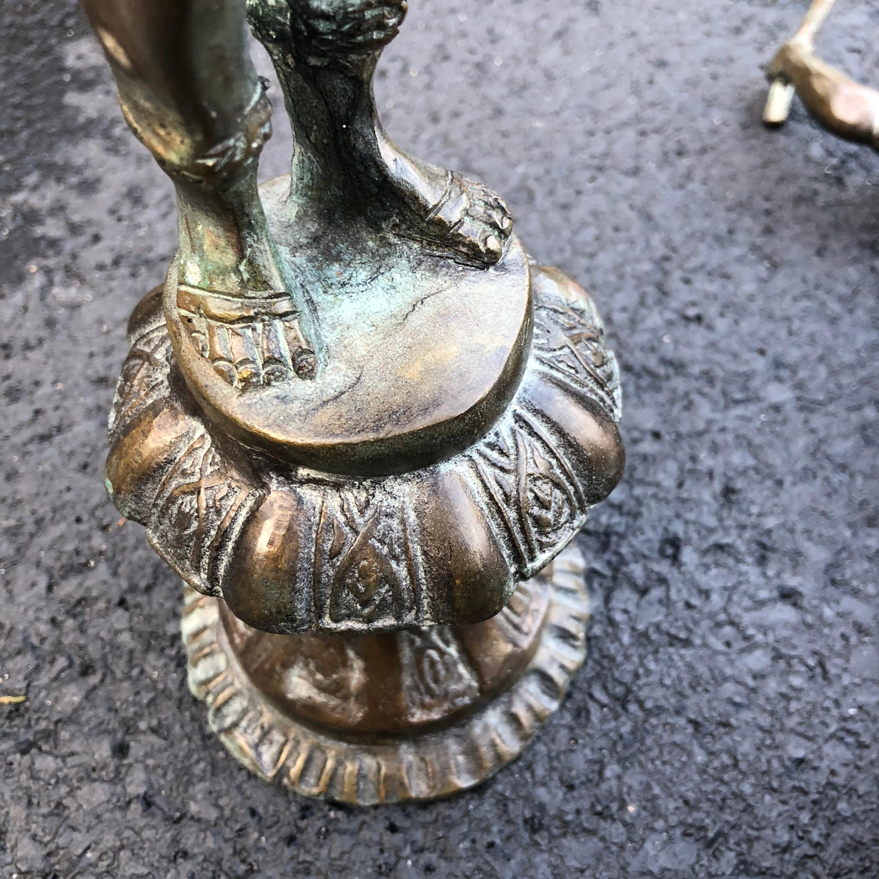Paar Bronzeskulpturen von Caesar im Angebot 12