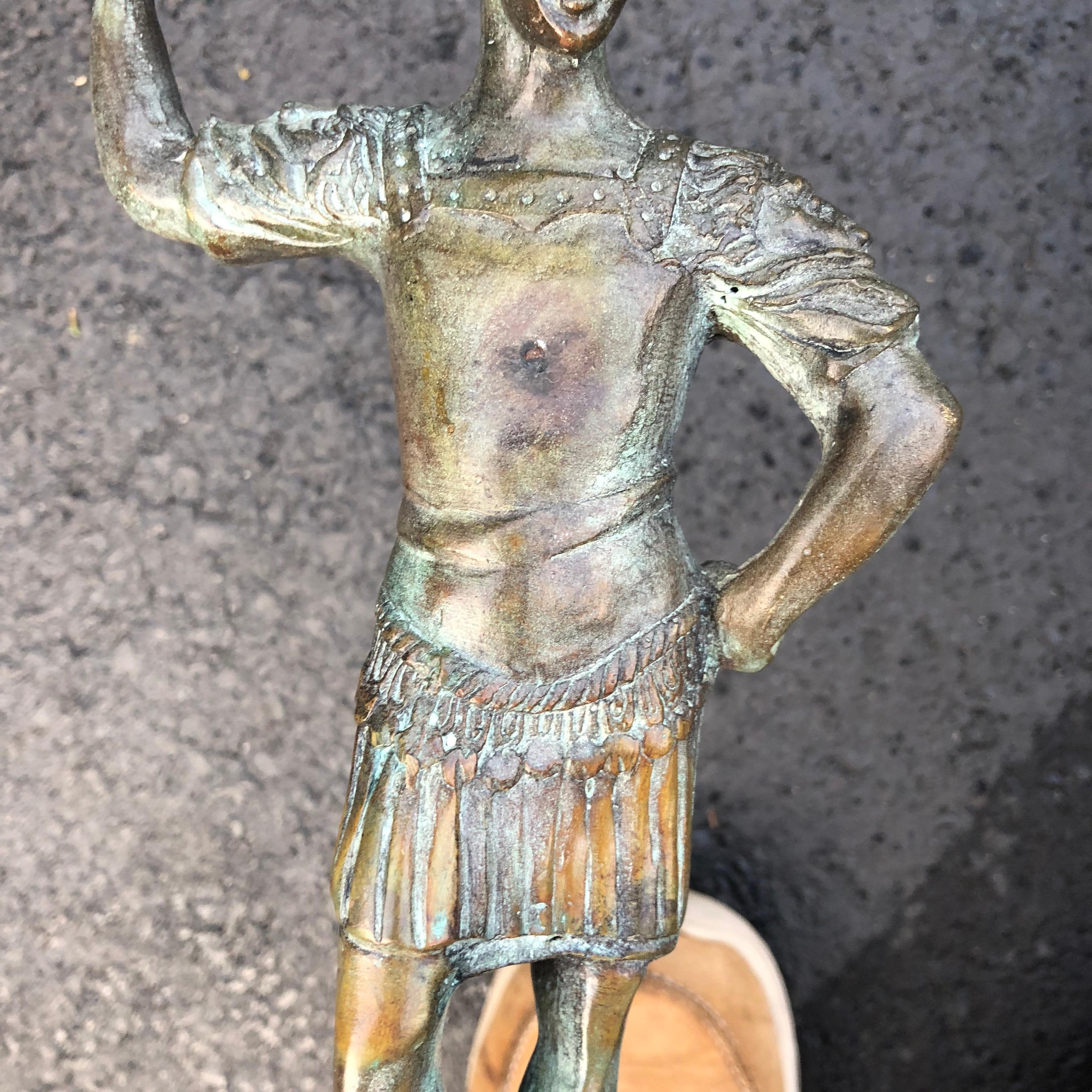 Pair of Bronze Sculptures Of Caesar For Sale 13