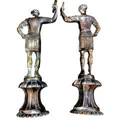 Pair of Bronze Sculptures Of Caesar