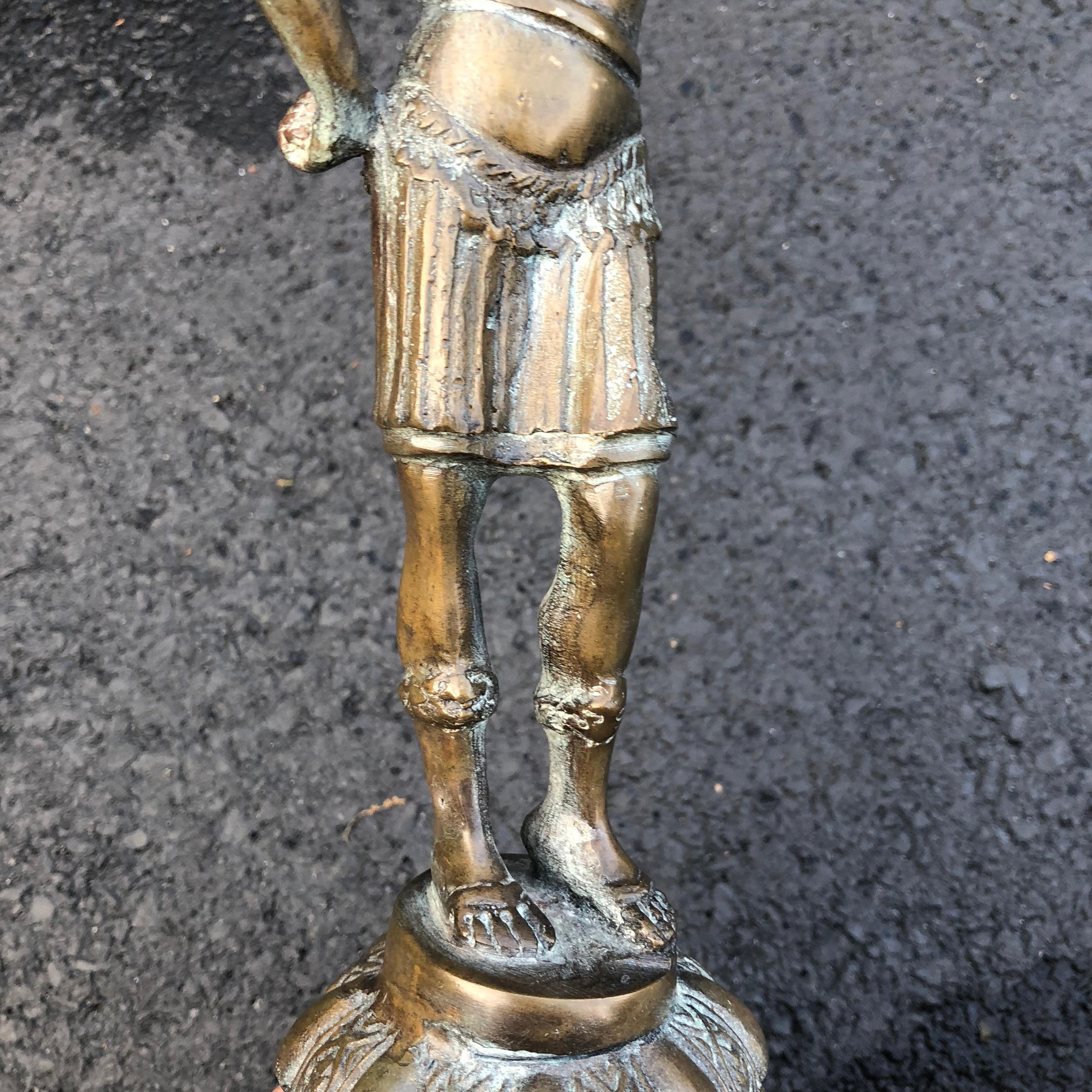 Pair of Bronze Sculptures Of Caesar For Sale 14