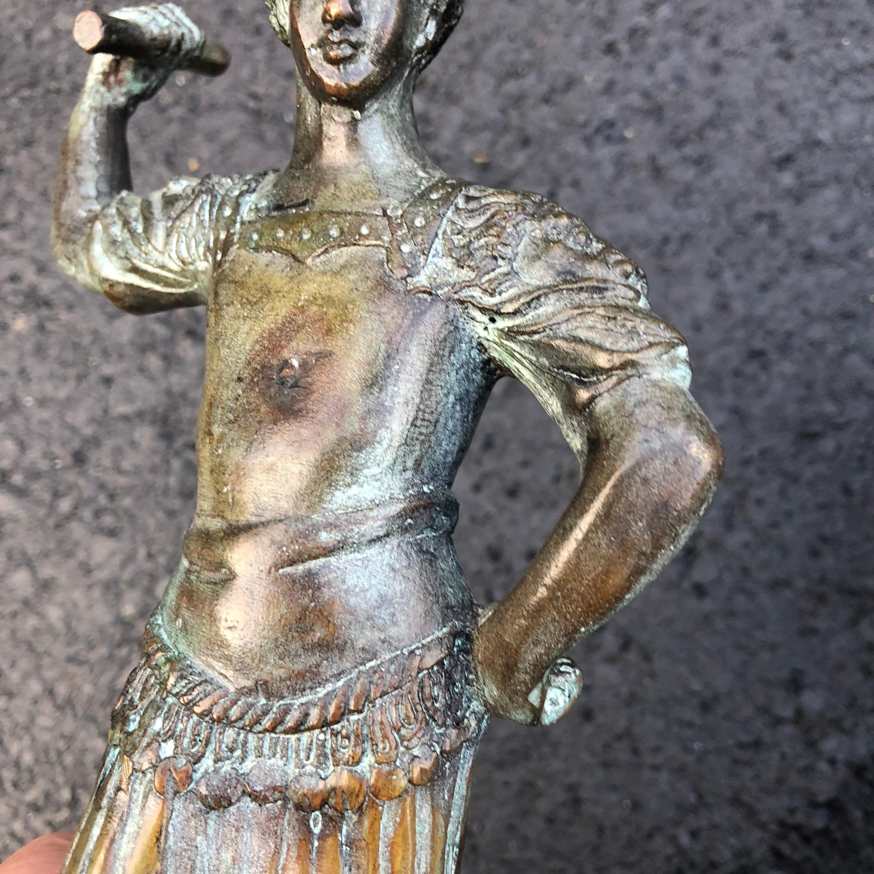 Pair of Bronze Sculptures Of Caesar For Sale 1