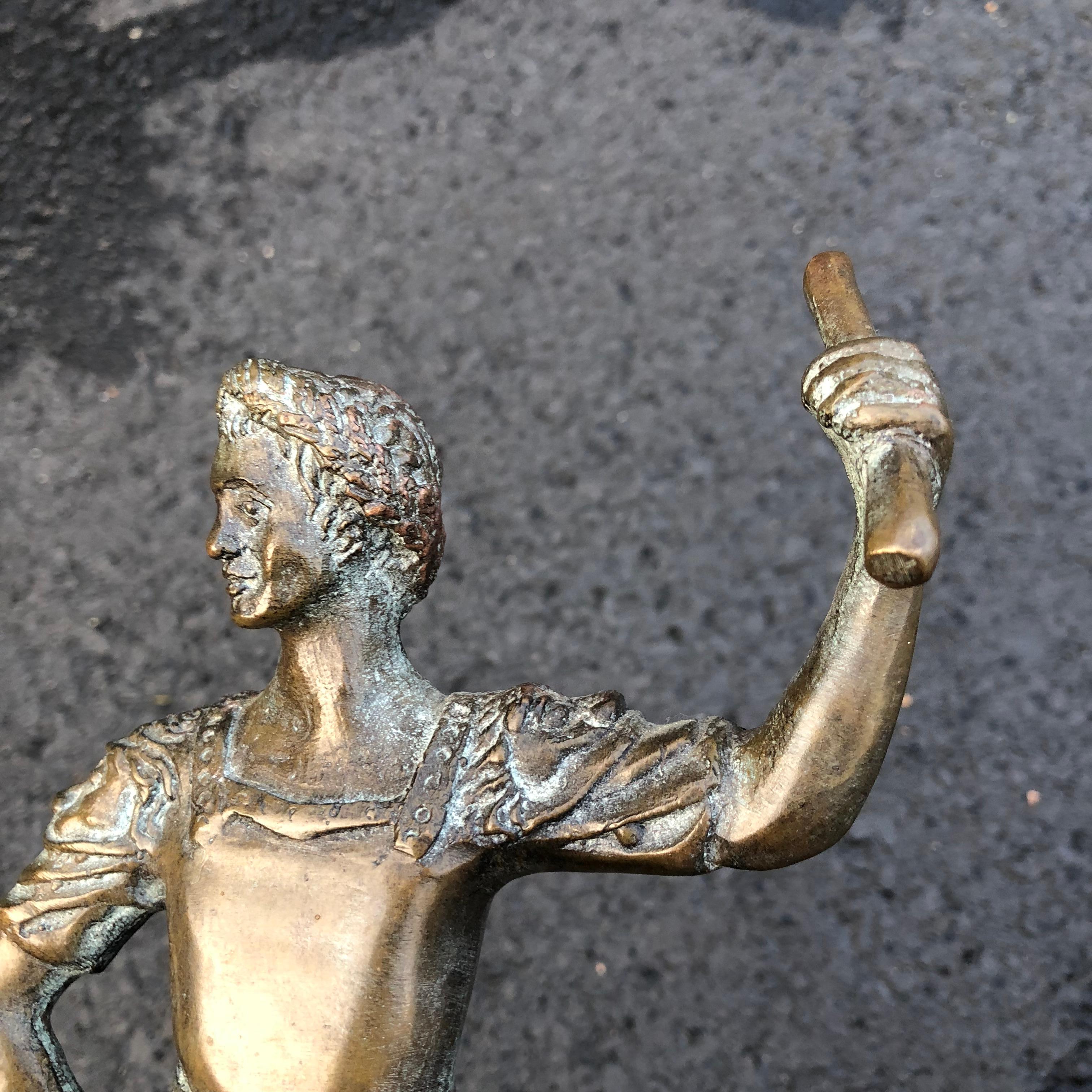 Pair of Bronze Sculptures Of Caesar For Sale 2