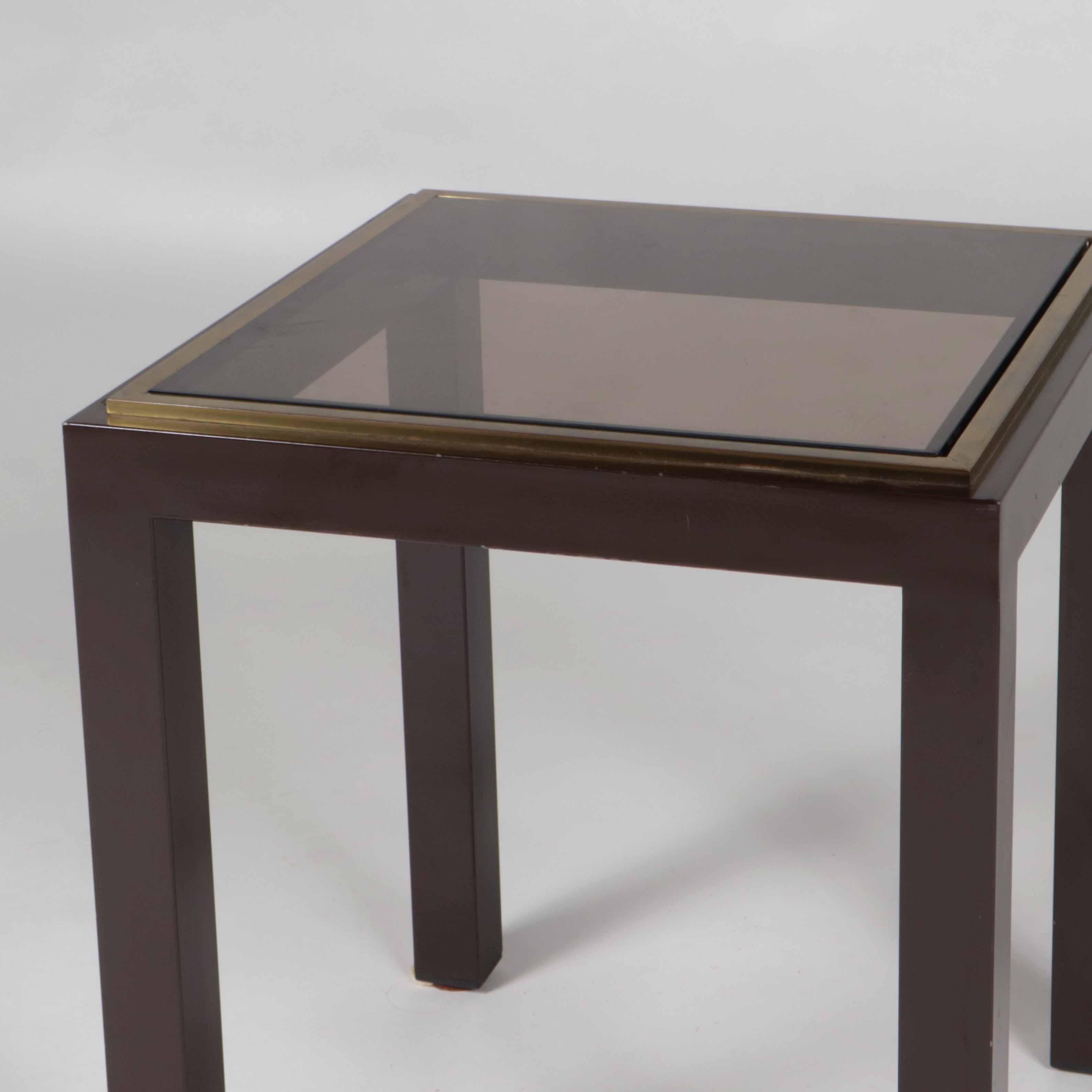 Pair of Bronze Side Tables, c. 1960 For Sale 1