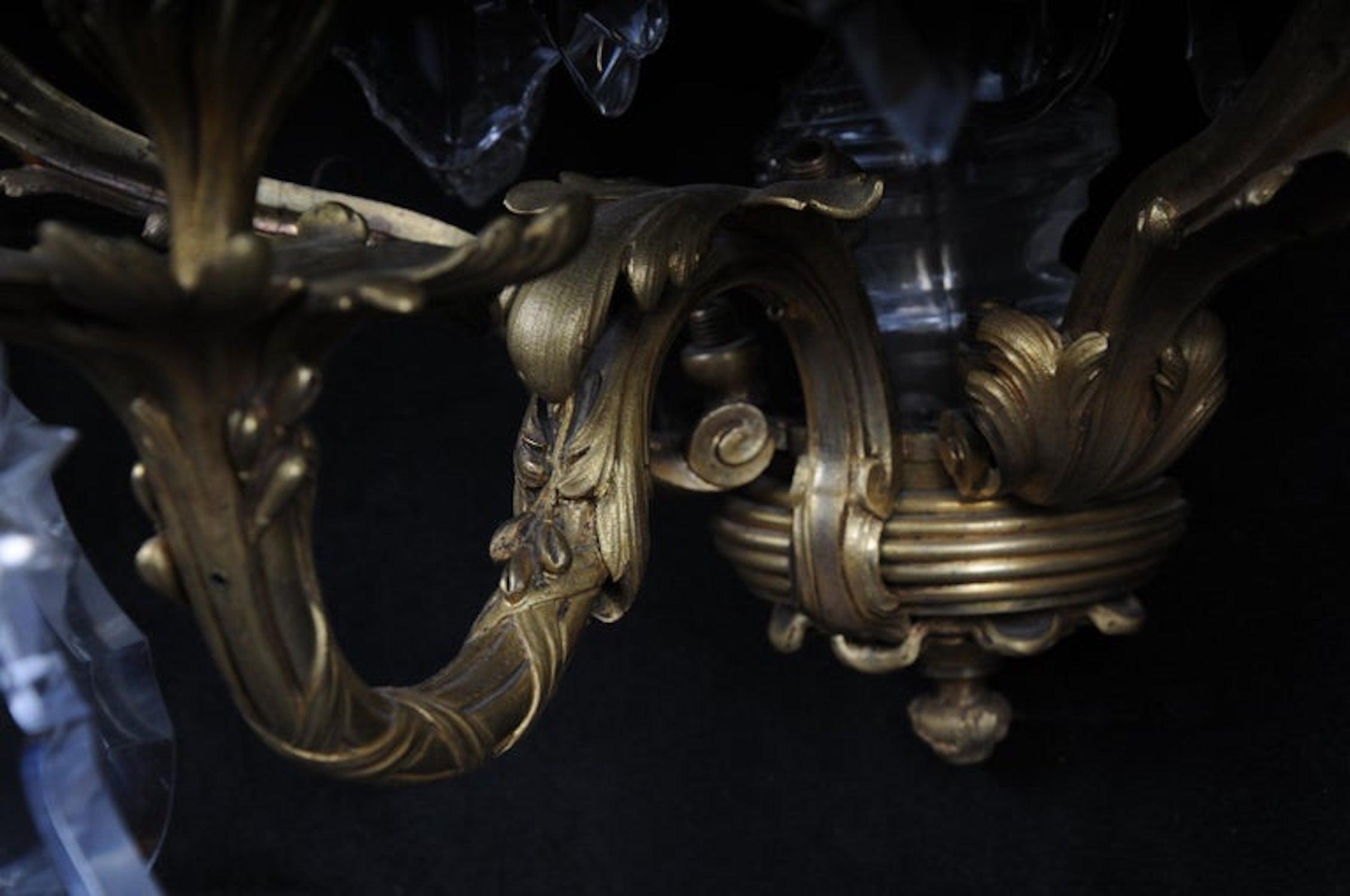 Paire d'appliques murales Splendor en bronze, Paris, XIXe siècle en vente 3