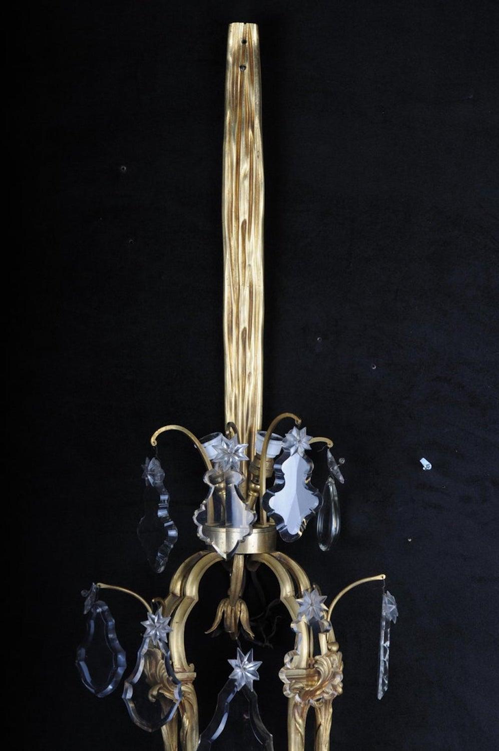 Paire d'appliques murales Splendor en bronze, Paris, XIXe siècle en vente 6