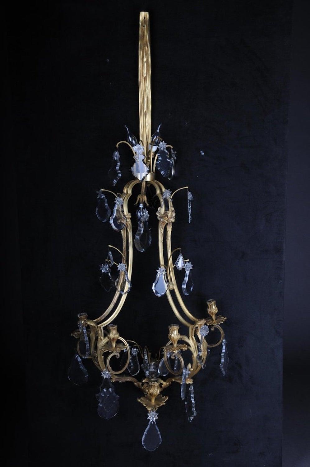 Bronze Paire d'appliques murales Splendor en bronze, Paris, XIXe siècle en vente