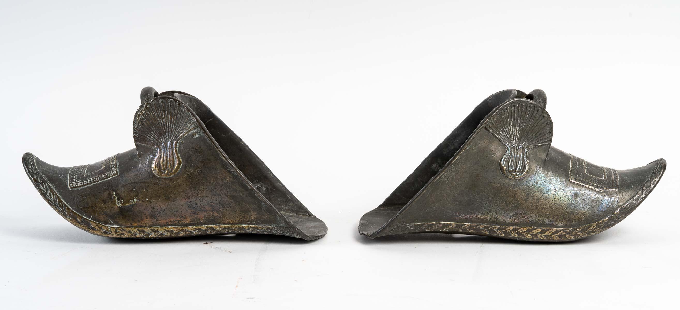 Pair of Bronze Stirrups 'Estribos' For Sale 2