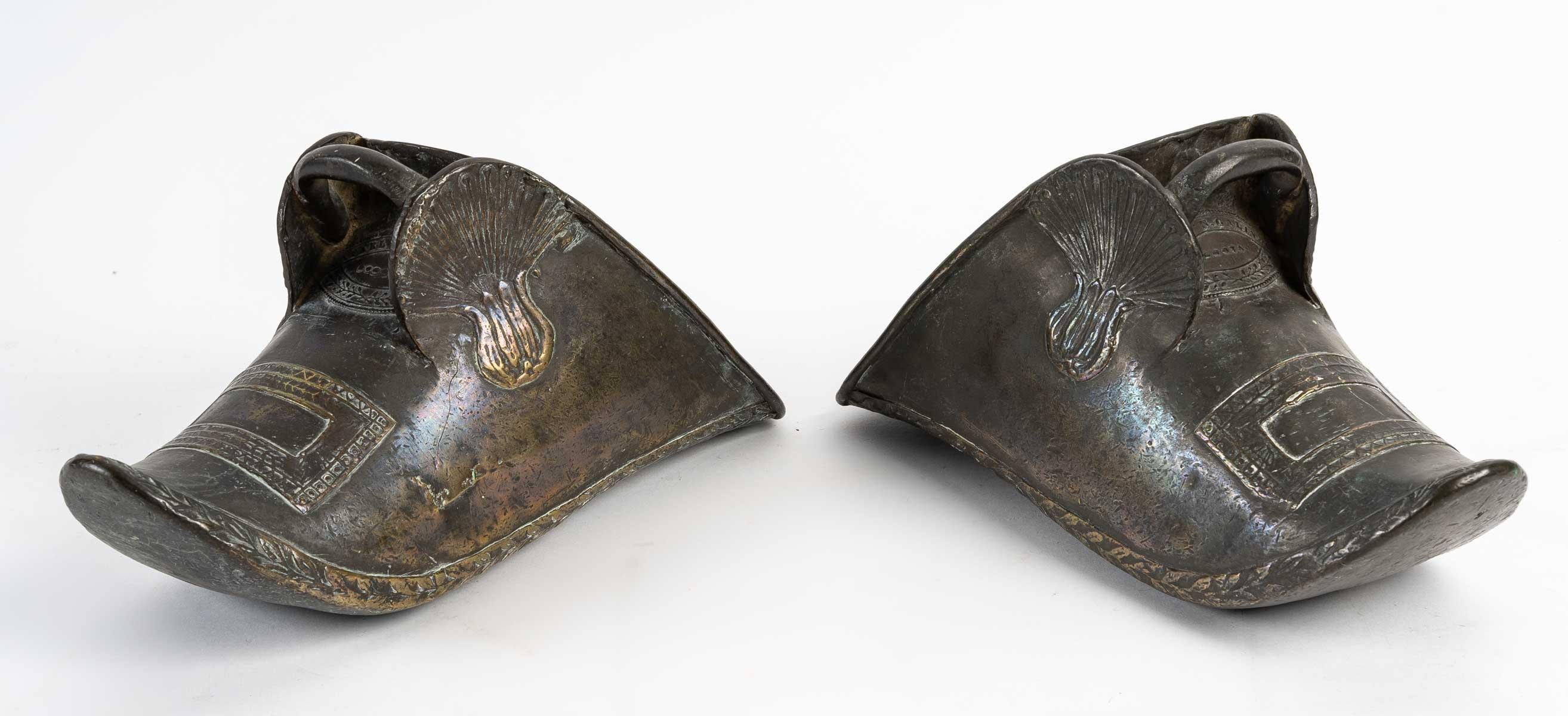 Pair of Bronze Stirrups 'Estribos' For Sale 4