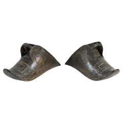 Antique Pair of Bronze Stirrups 'Estribos'