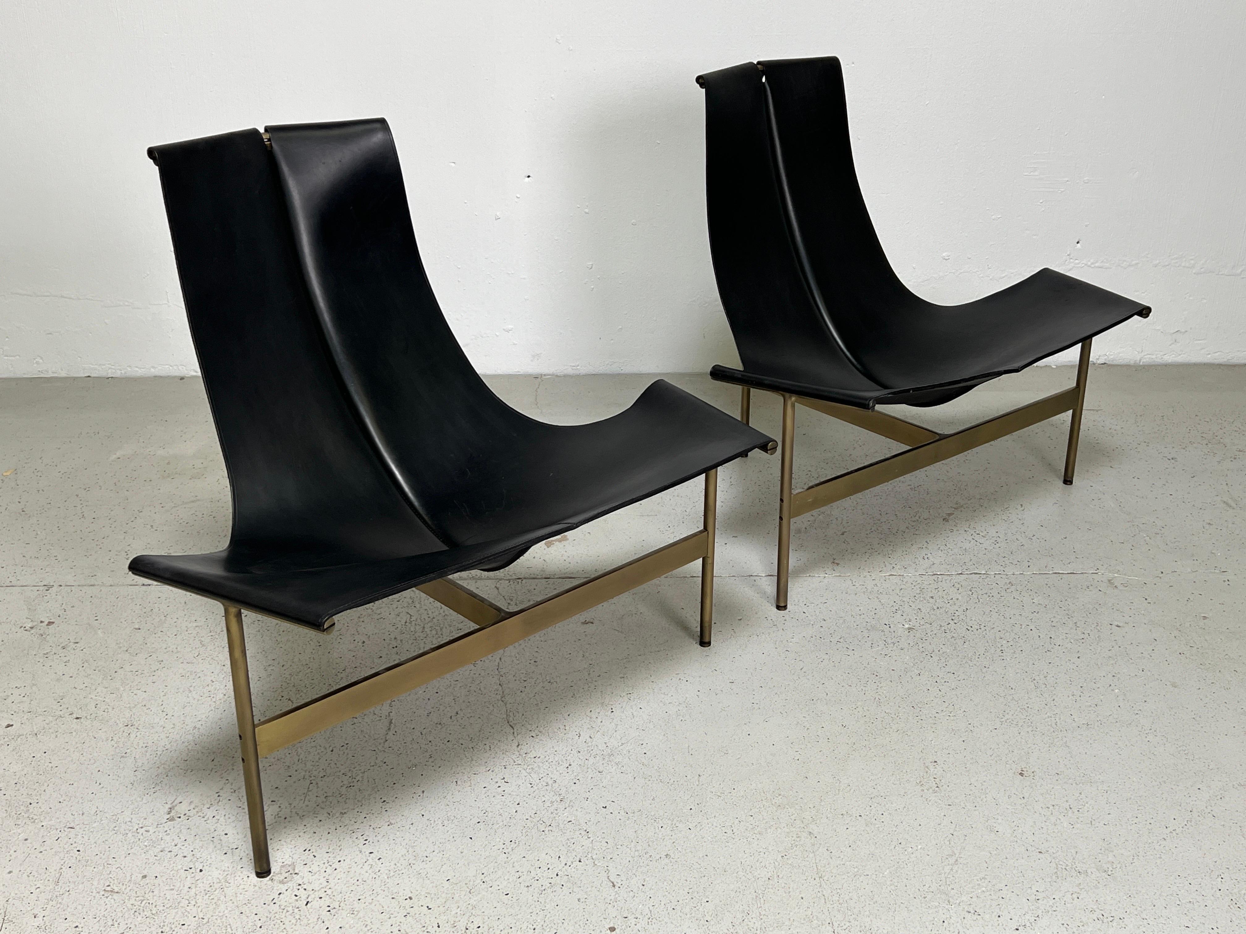 Pair of Bronze TG-15 Lounge Chair by Katavolos, Littell, & Kelley For Sale 6