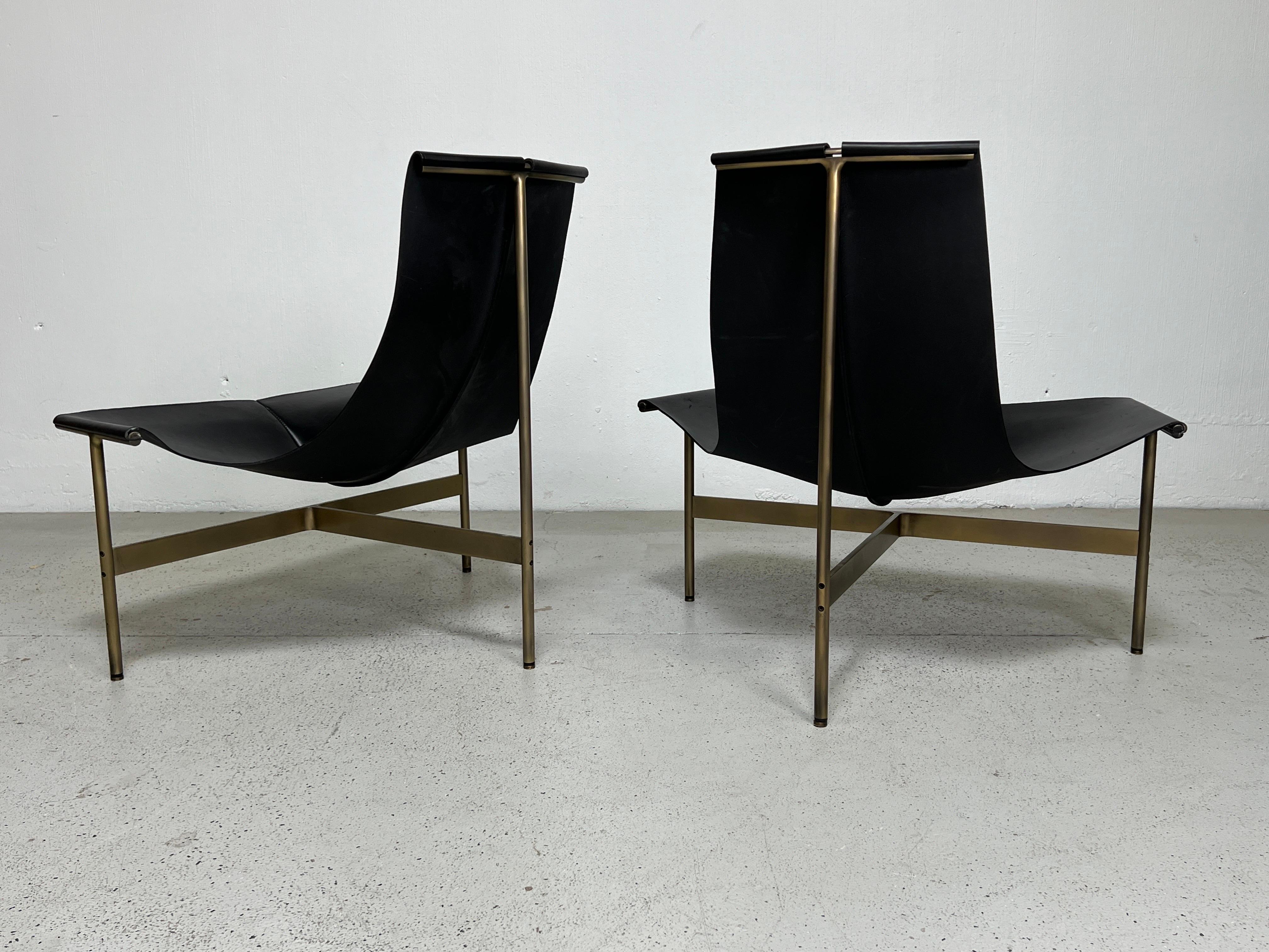 Pair of Bronze TG-15 Lounge Chair by Katavolos, Littell, & Kelley For Sale 7