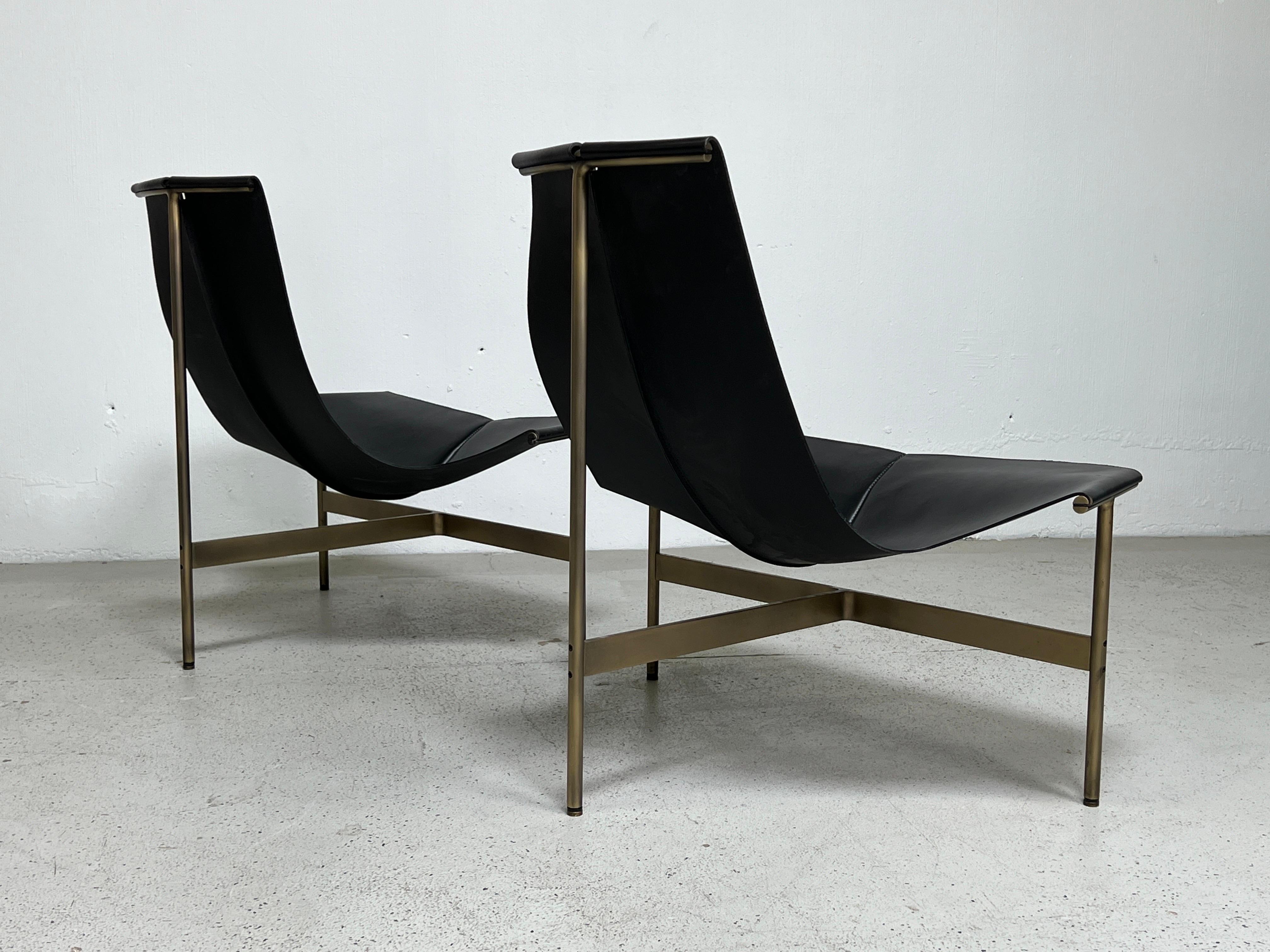 Pair of Bronze TG-15 Lounge Chair by Katavolos, Littell, & Kelley For Sale 9