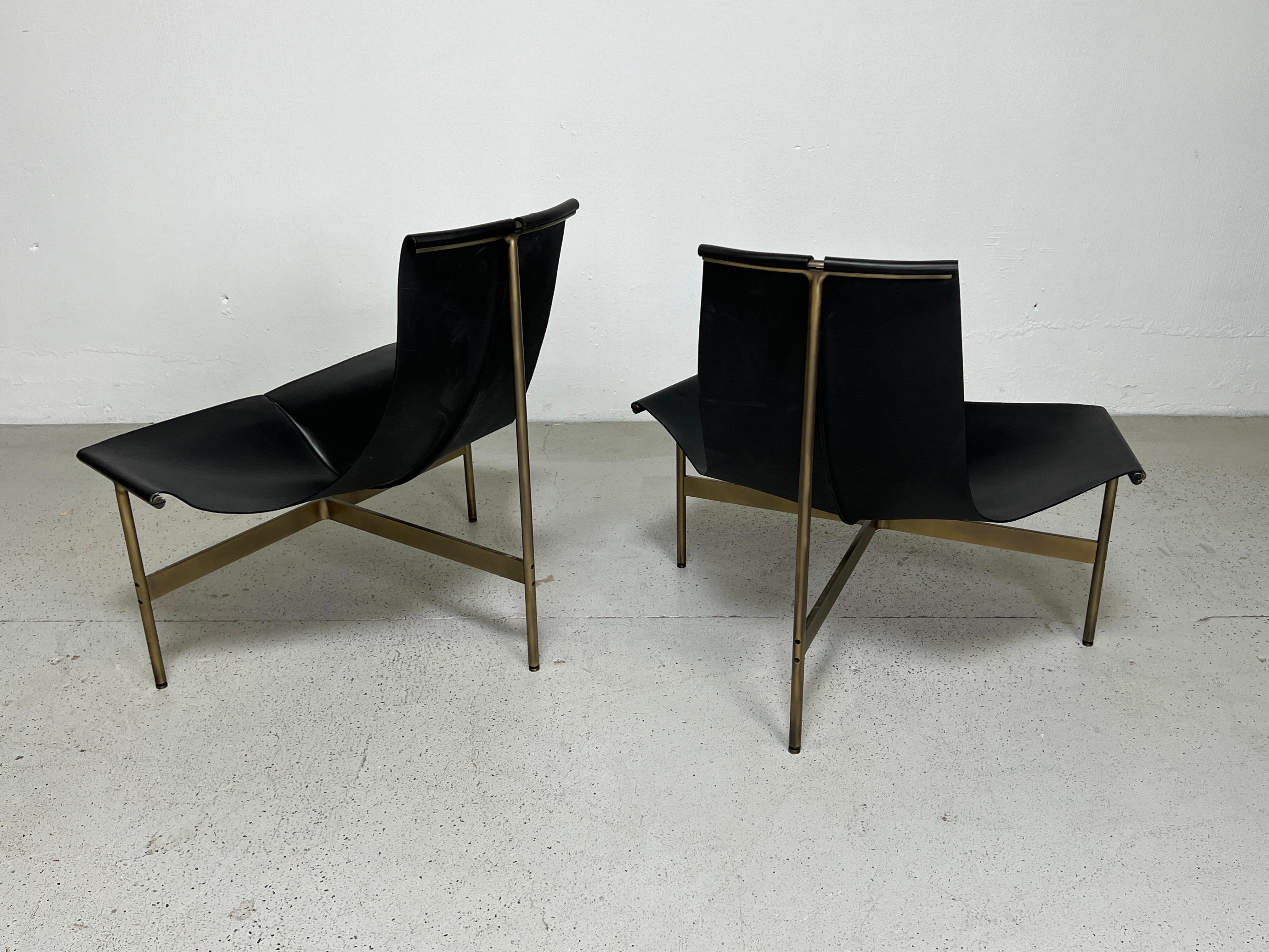 Pair of Bronze TG-15 Lounge Chair by Katavolos, Littell, & Kelley For Sale 3