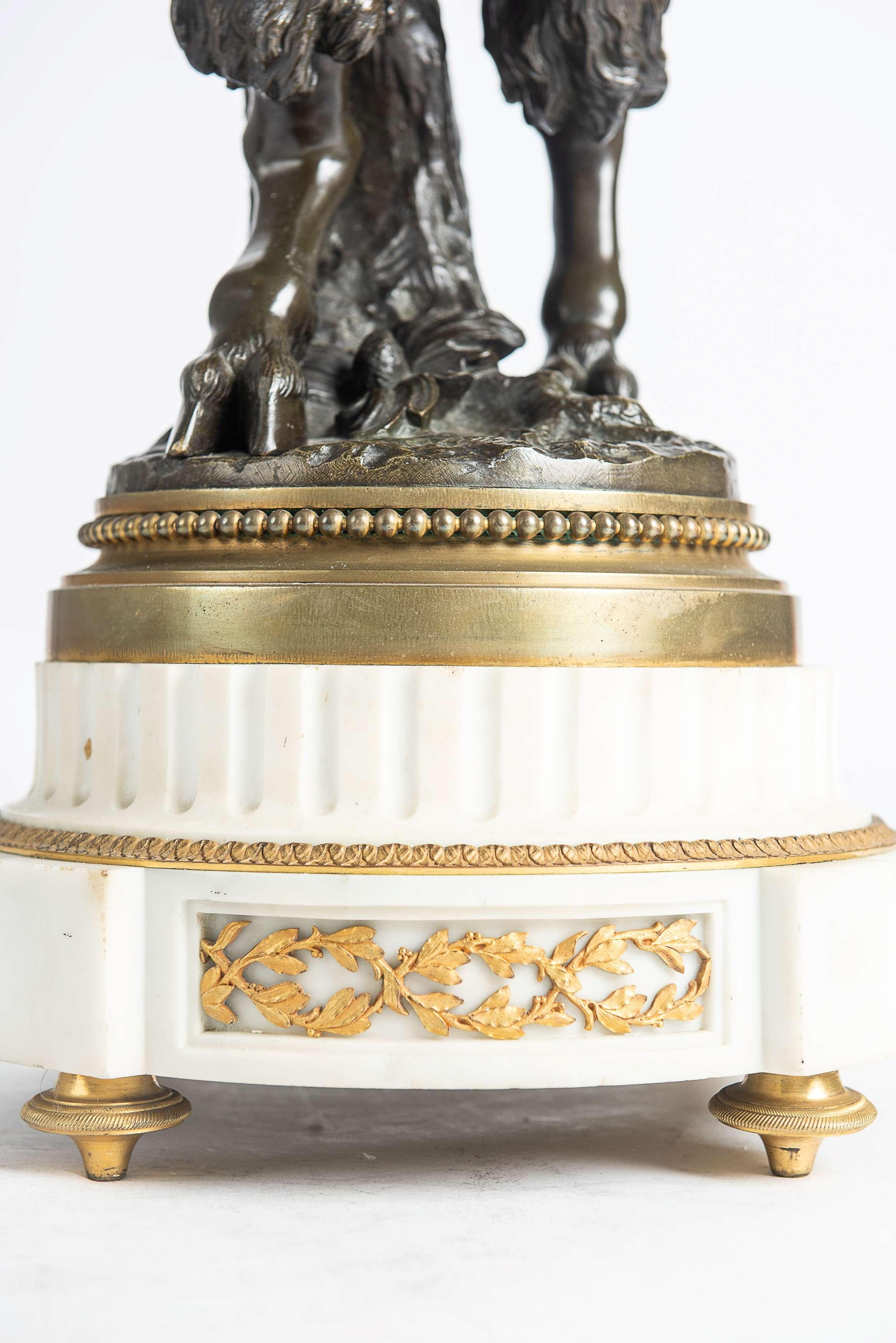 Paar Bronze Kandelaber mit zwölf Lichtern - Clodion et De la Rue im Angebot 6