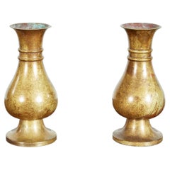 Antique Pair of Bronze Urns by Jones and Willis