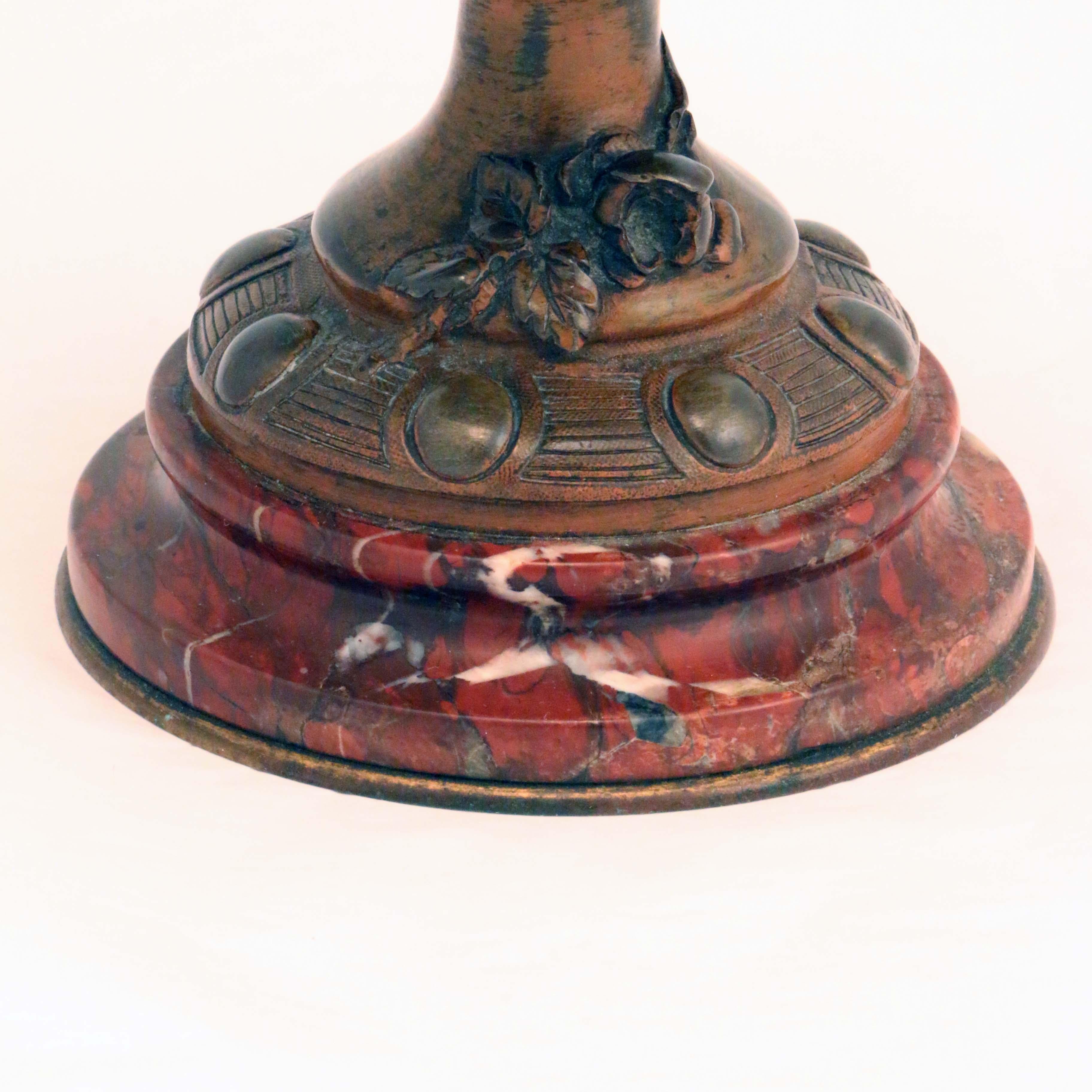 Coppia di vasi in bronzo di August Moreau in vendita 3