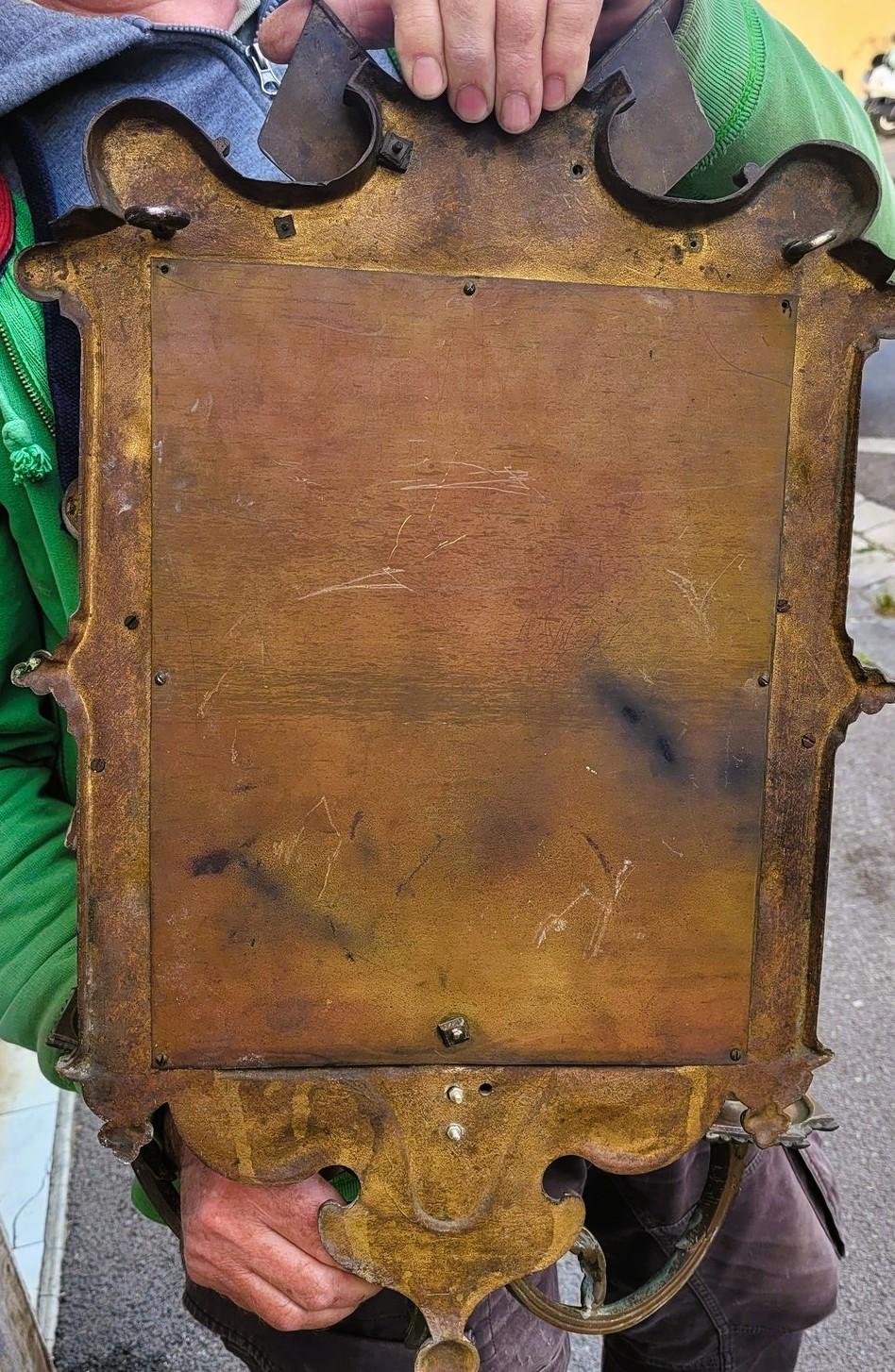 Coppia di applique in bronzo - Specchi, stile Luigi XIV, XIX secolo in vendita 12
