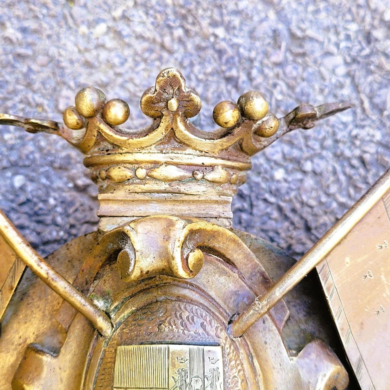 Bronzo Coppia di applique in bronzo - Specchi, stile Luigi XIV, XIX secolo in vendita
