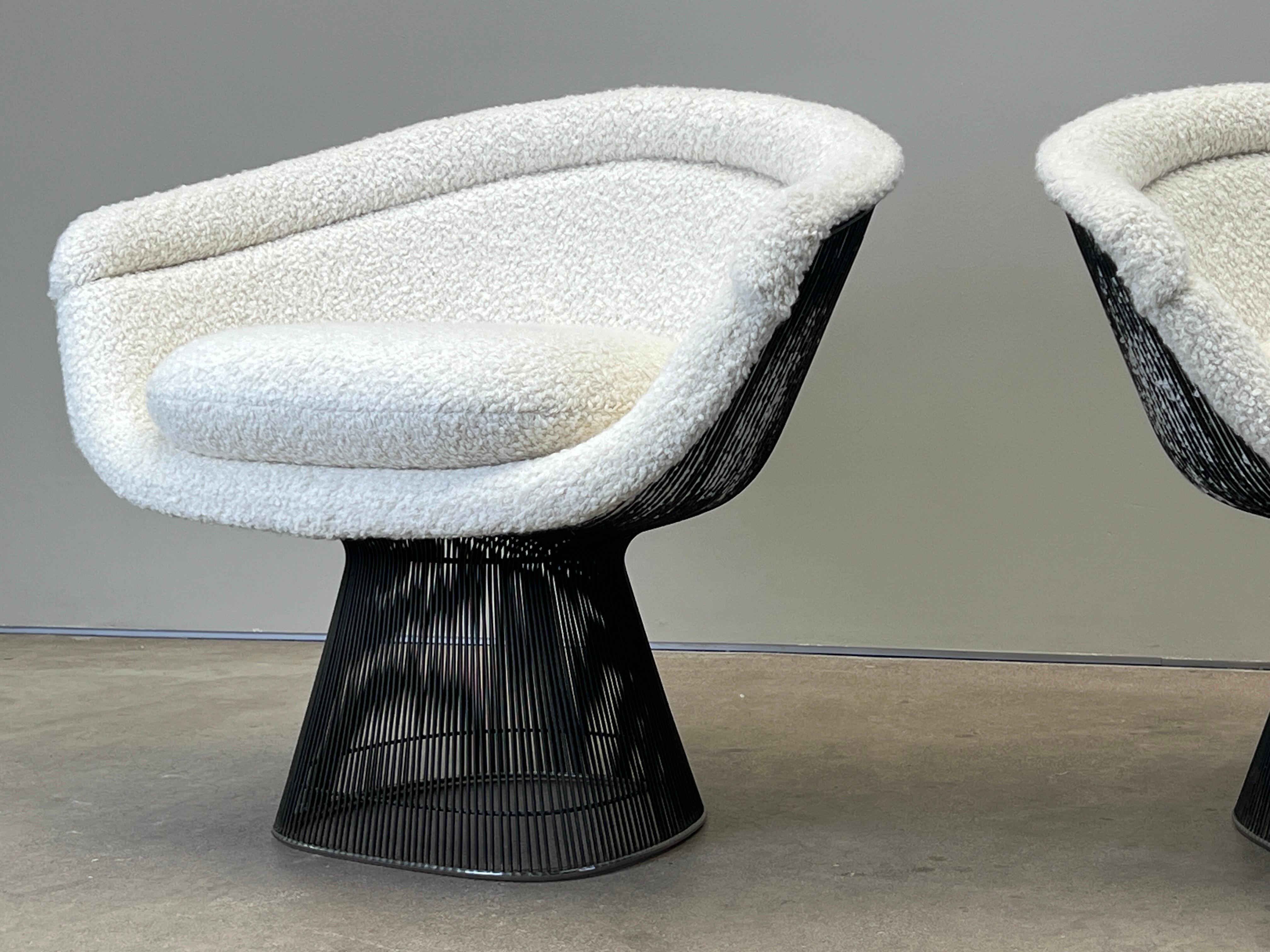 Coppia di sedie da salotto in bronzo di Warren Platner per Knoll in vendita 14