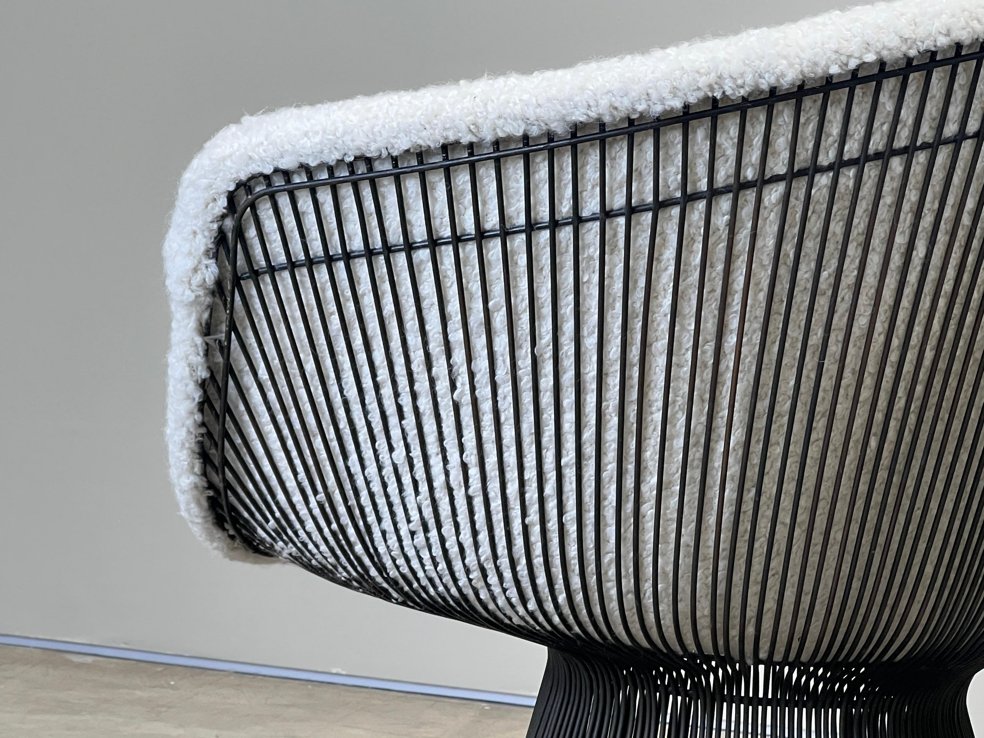 Bronzo Coppia di sedie da salotto in bronzo di Warren Platner per Knoll in vendita