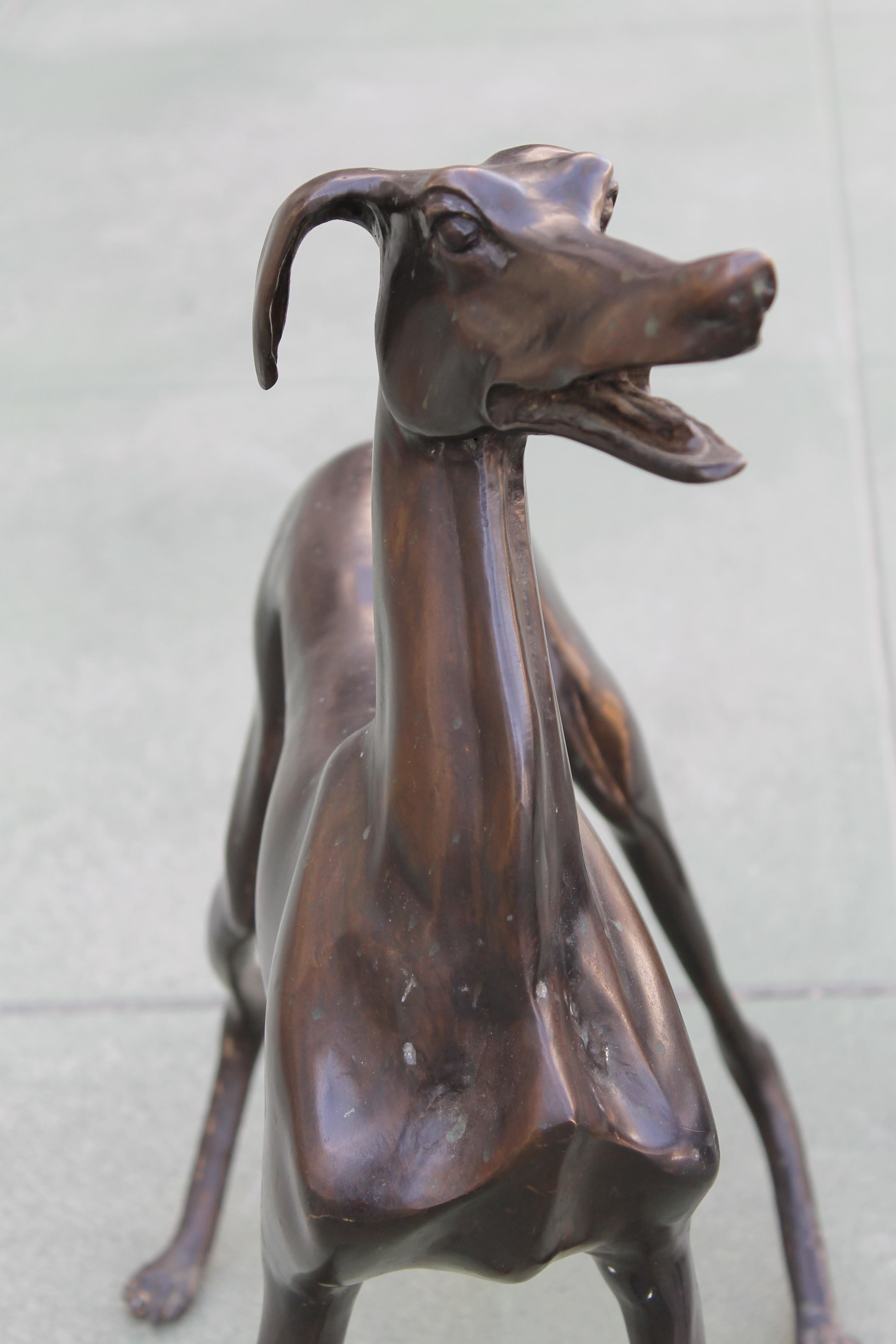 Pair of Bronze Whippets 4