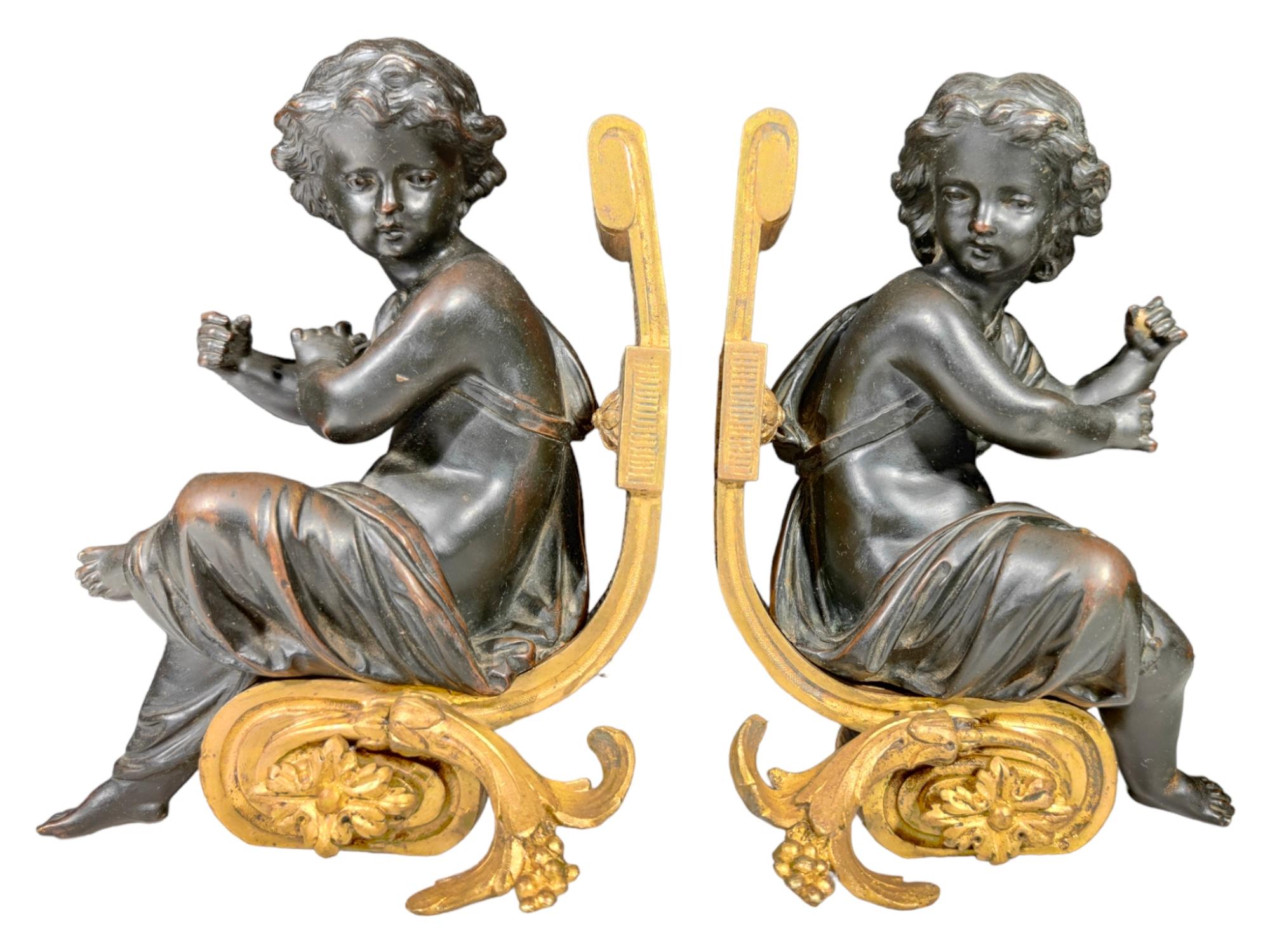 Pair of Bronzes from the 19th Century For Sale at 1stDibs