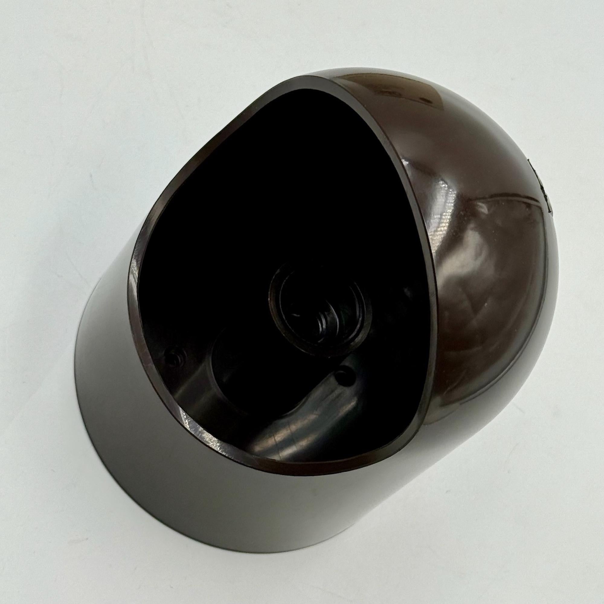 Pareja de Lámparas de Pared Gedy Marrones Makio Hasuike Años 70 Diseño Italiano NOS Era espacial en venta