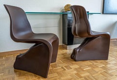 Pair of Brown "Her" Chairs by Fabio Novembre