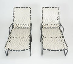 Pair of Brown Jordan “Tamiami” Adjustable Patio Chaise Lounges