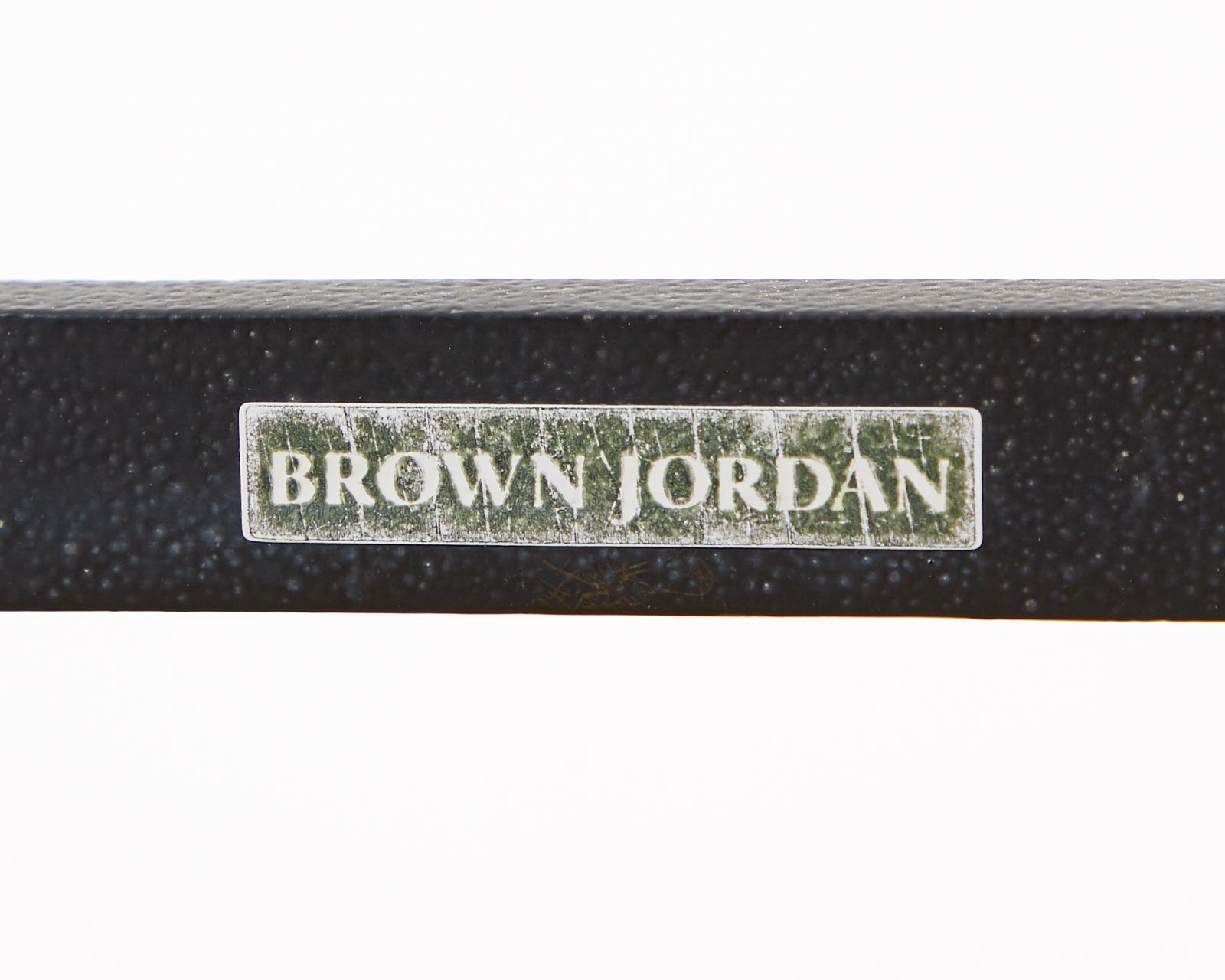 Contemporary Pair of Brown Jordan Venetian Aluminum Patio Lounge Chairs
