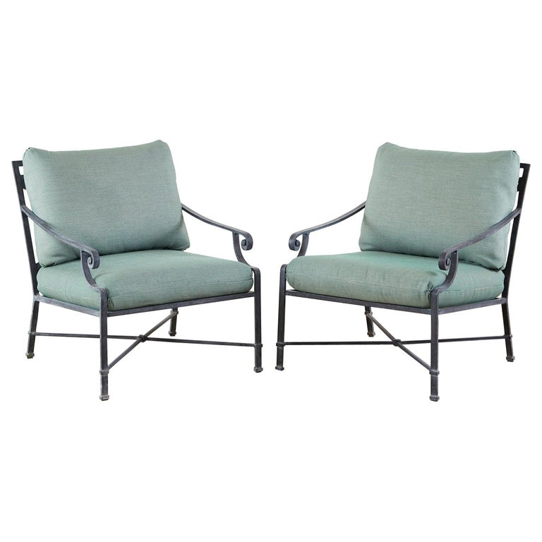 Pair Of Brown Jordan Venetian Aluminum, Brown Jordan Lounge Chairs