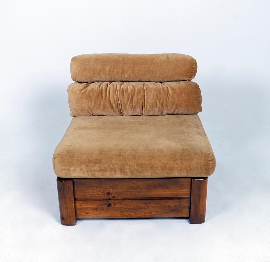 Mid-Century Modern Pair of Broyhill Lenoir Lounge Chairs, Sofa, Mid Century Modern