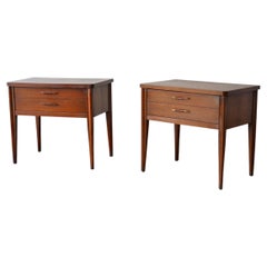Pair of Broyhill Saga Mid-Century Modern Nightstands