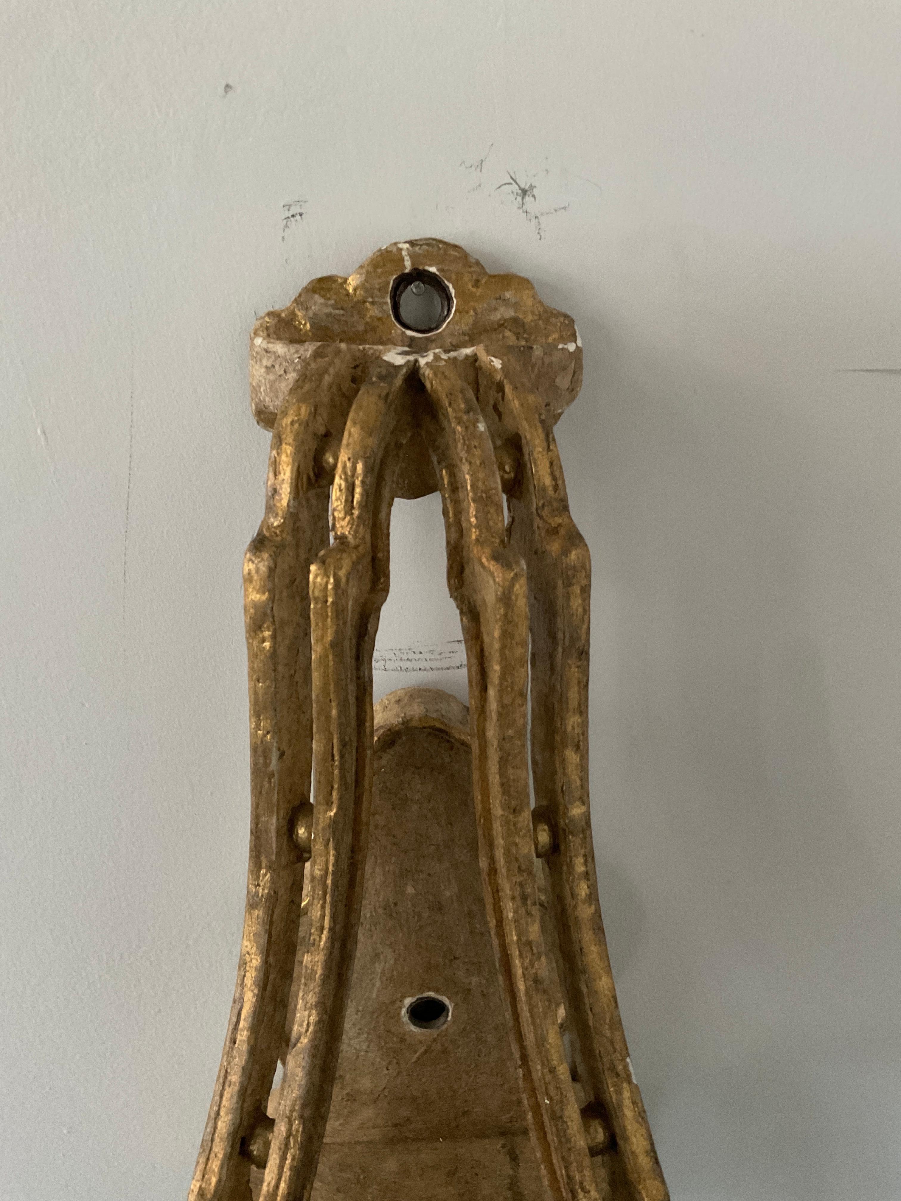 Coppia di sconsigliere in ferro dorato e vernice beige Bruce Eicher in vendita 4