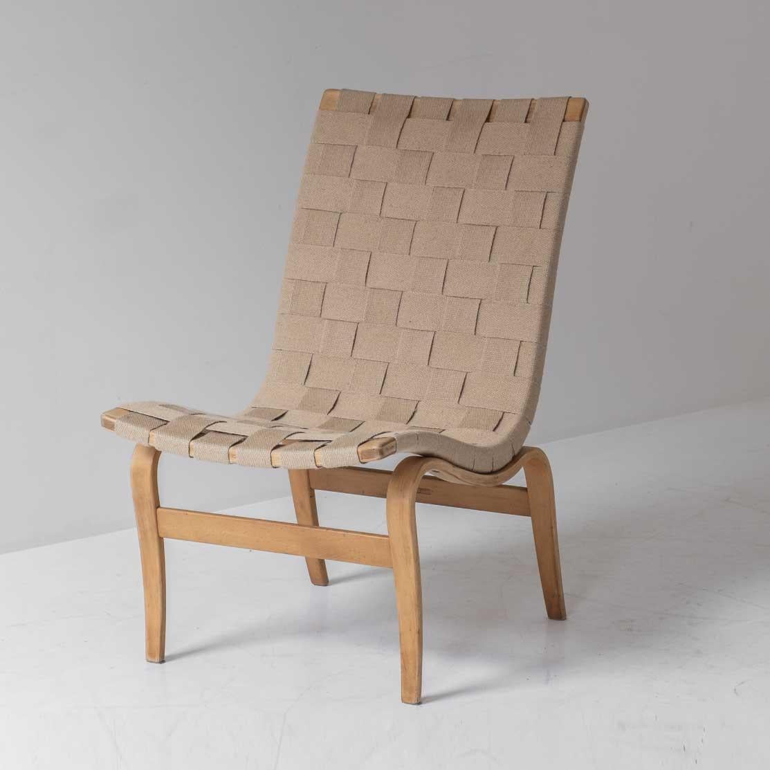 Suédois Paire de fauteuils Bruno Mathsson modèle « Eva », production suédoise, 1960 en vente
